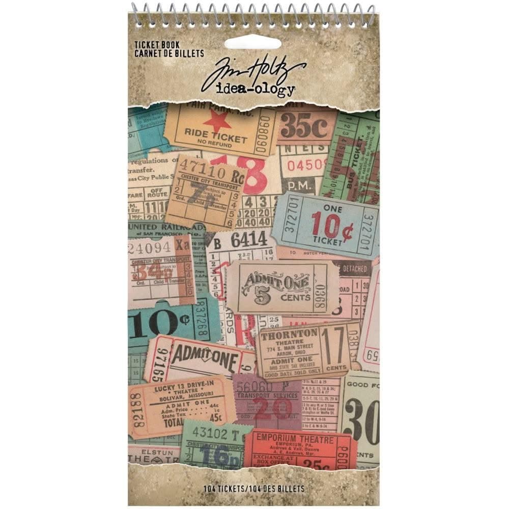 Tim Holtz - Advantus TH94036 Ticket Book IDEA-OLO 335/PKG, us:one Size