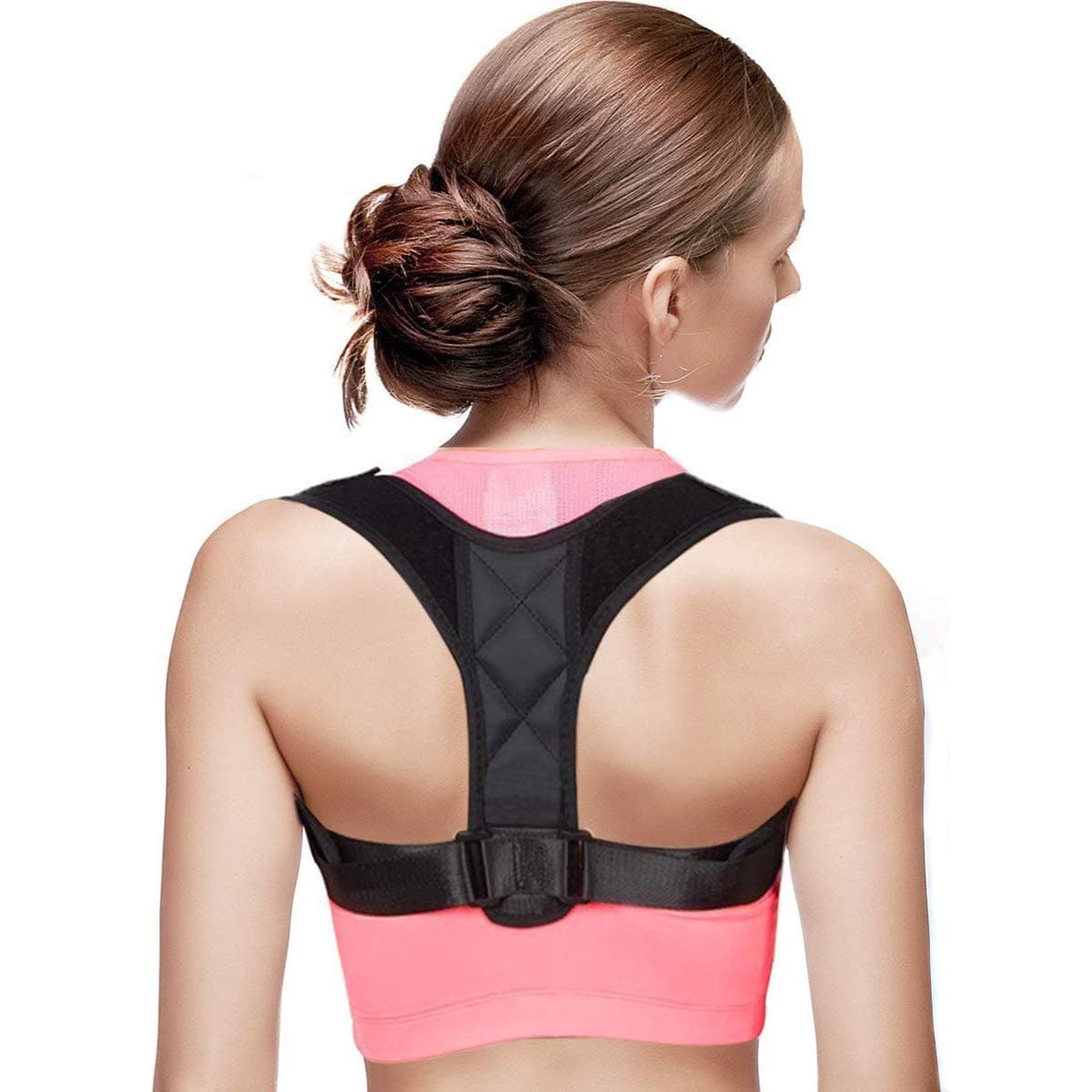 Posture Corrector, Avantaway Back Brace Posture Corrector for Women men Shoulder Back Support Spinal Therapy, Posture Trainer with Adjustable Back Straightener for Upper Back Pain Relief