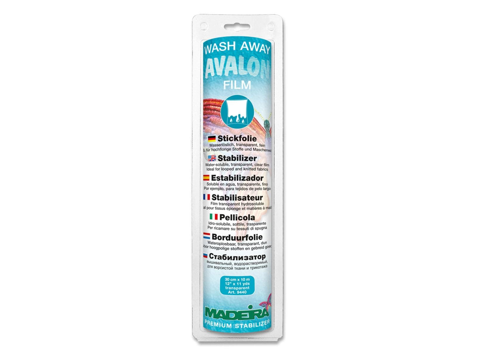 Madeira Stabilizer Wash Away Avalon Film 11yd