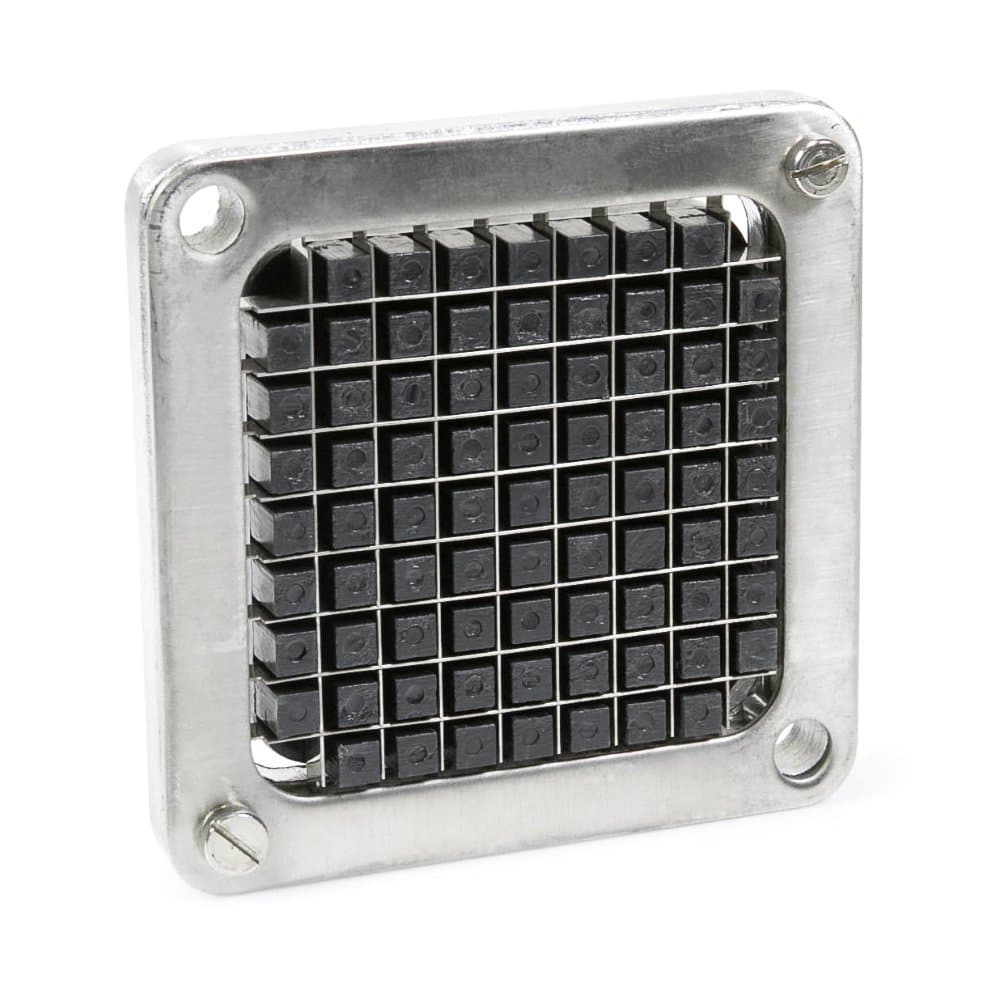 WYZworks Replacement 2-Hole 3/8" Blade Assembly and Pusher Block for Commercial French Fry Cutter