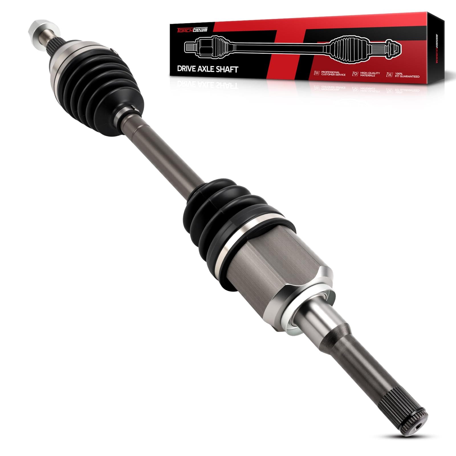 Torchbeam CV Axle Shaft Assembly Compatible with 2014-2018 Transit Connect, Front Left CV Axle 66-2351