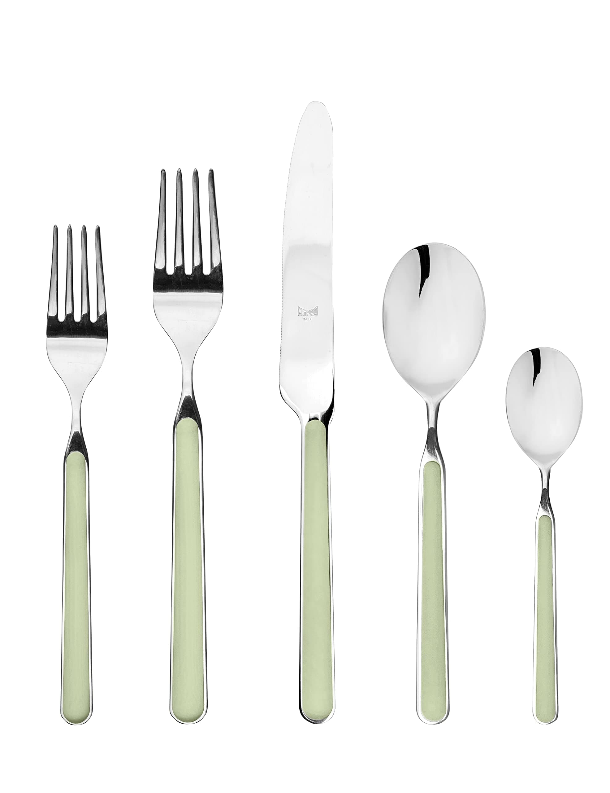 Fantasia Flatware Set, [5 Piece, Sage