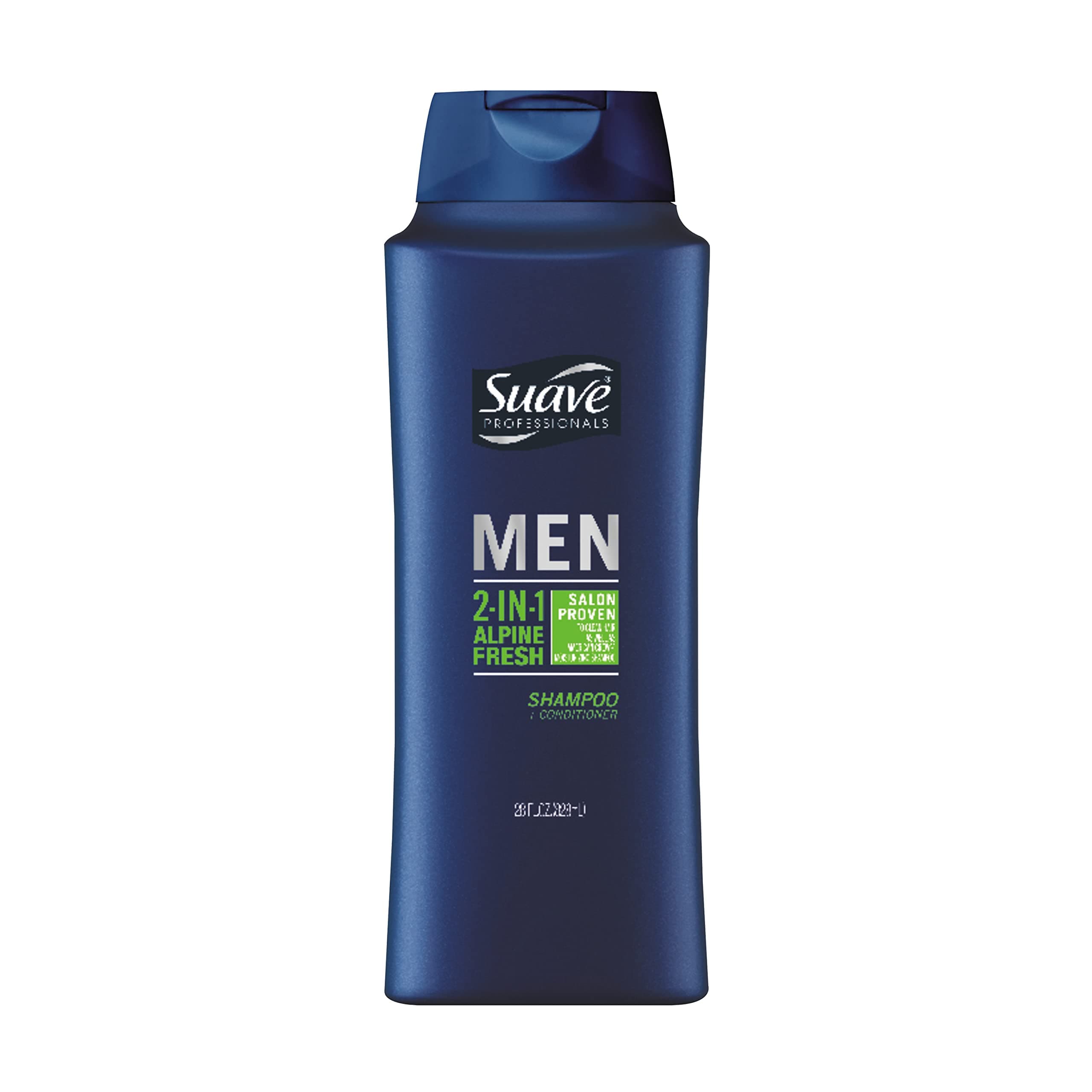 Suave Professionals Mens, 2 in 1 Shampoo/Conditioner, Alpine Fresh, 28oz