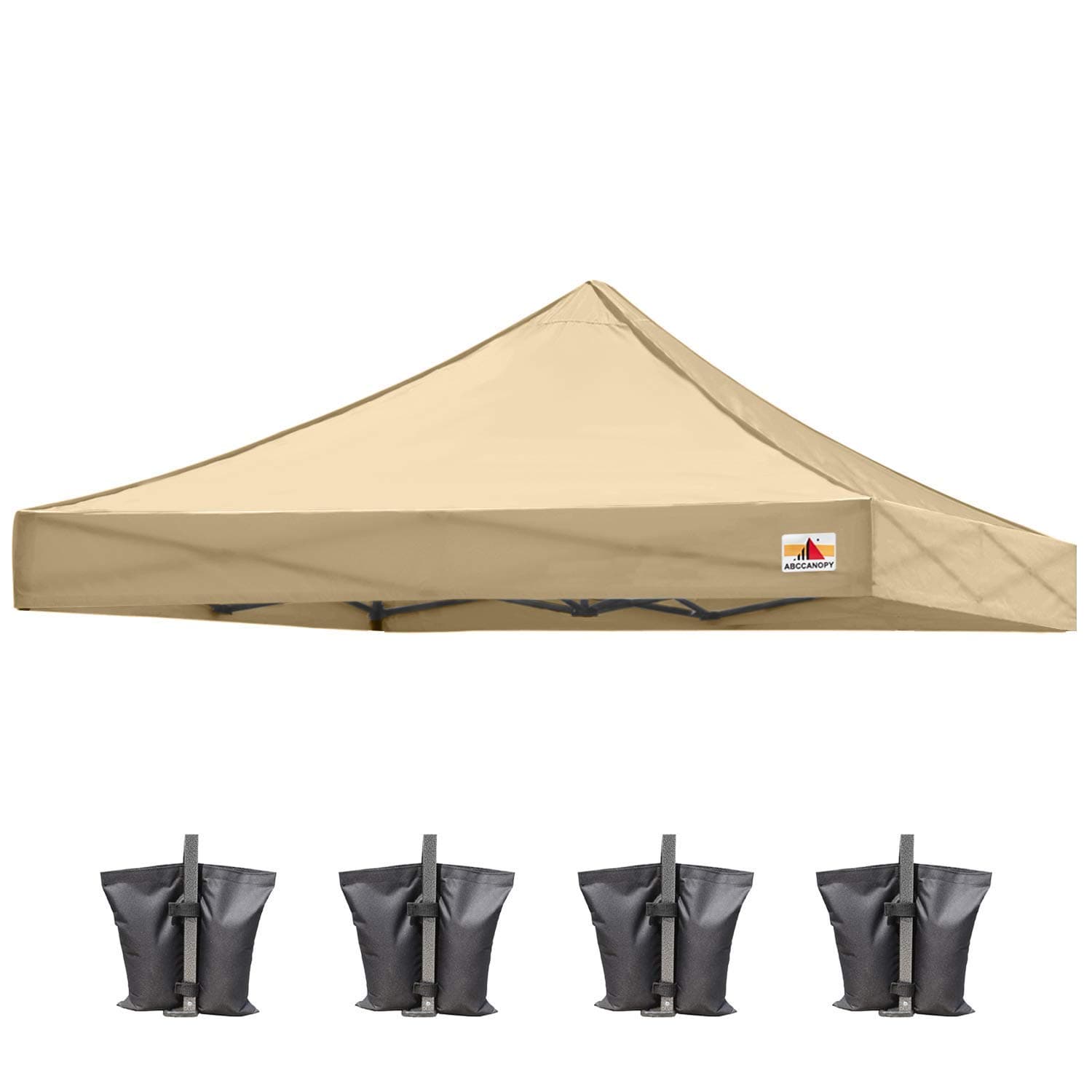 Replacement Canopy Top for Pop Up Canopy Tent (10x10, Beige)