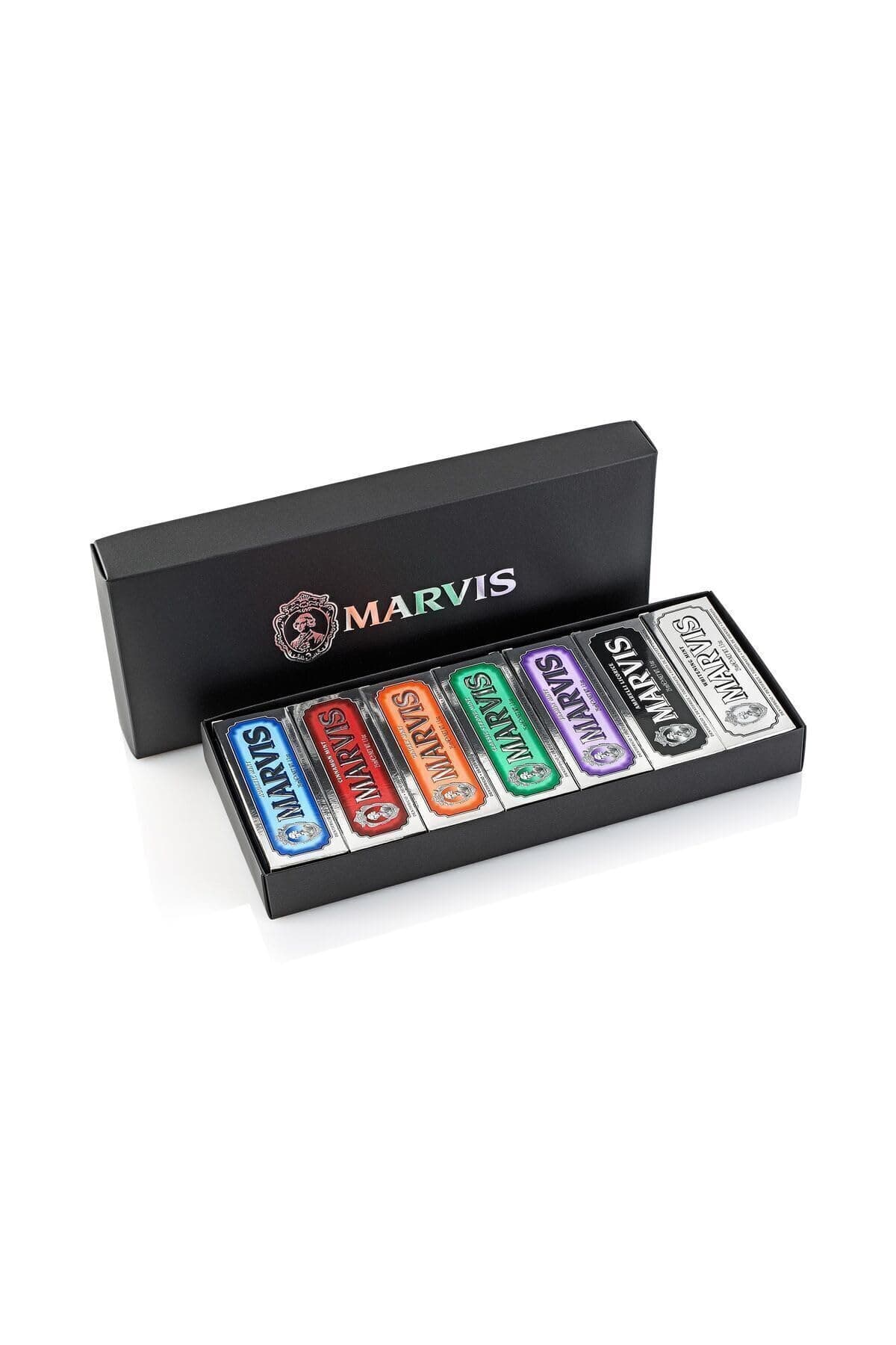 MARVIS Black Box Toothpaste Oral Care Special Gift Made in Italy x 7 Bottles