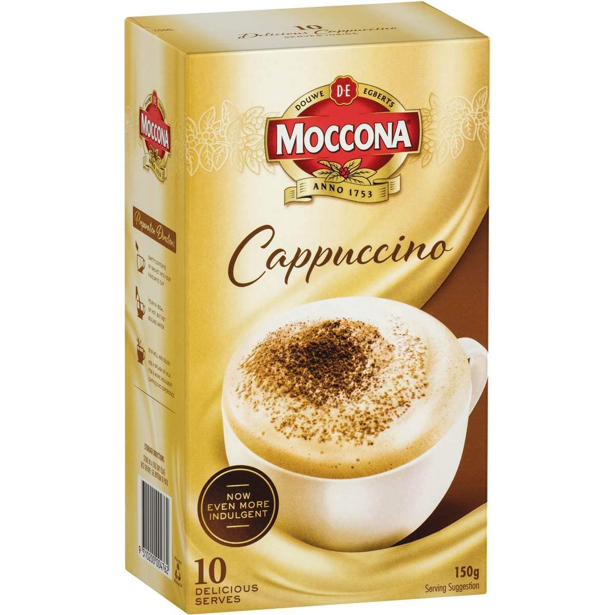 Classic Cappuccino Coffee 10 Sachets 150gm