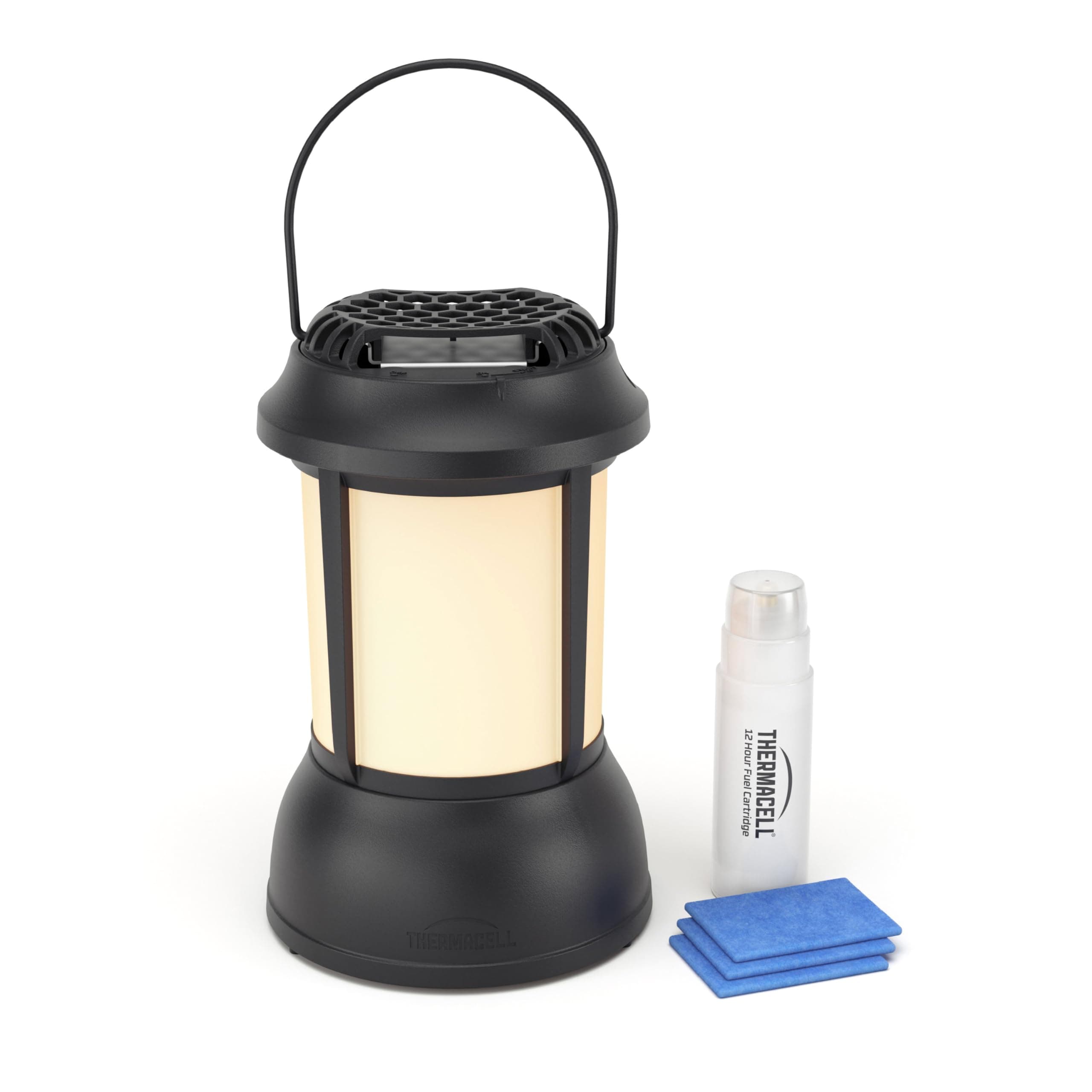 ThermaCELL - Lantern, Outdoor Ambient Light, Easy to Use, Highly Effective and Wireless Illuminates and creates a 20m2 Anti Mosquito Shield, gives you 12 hours of protection