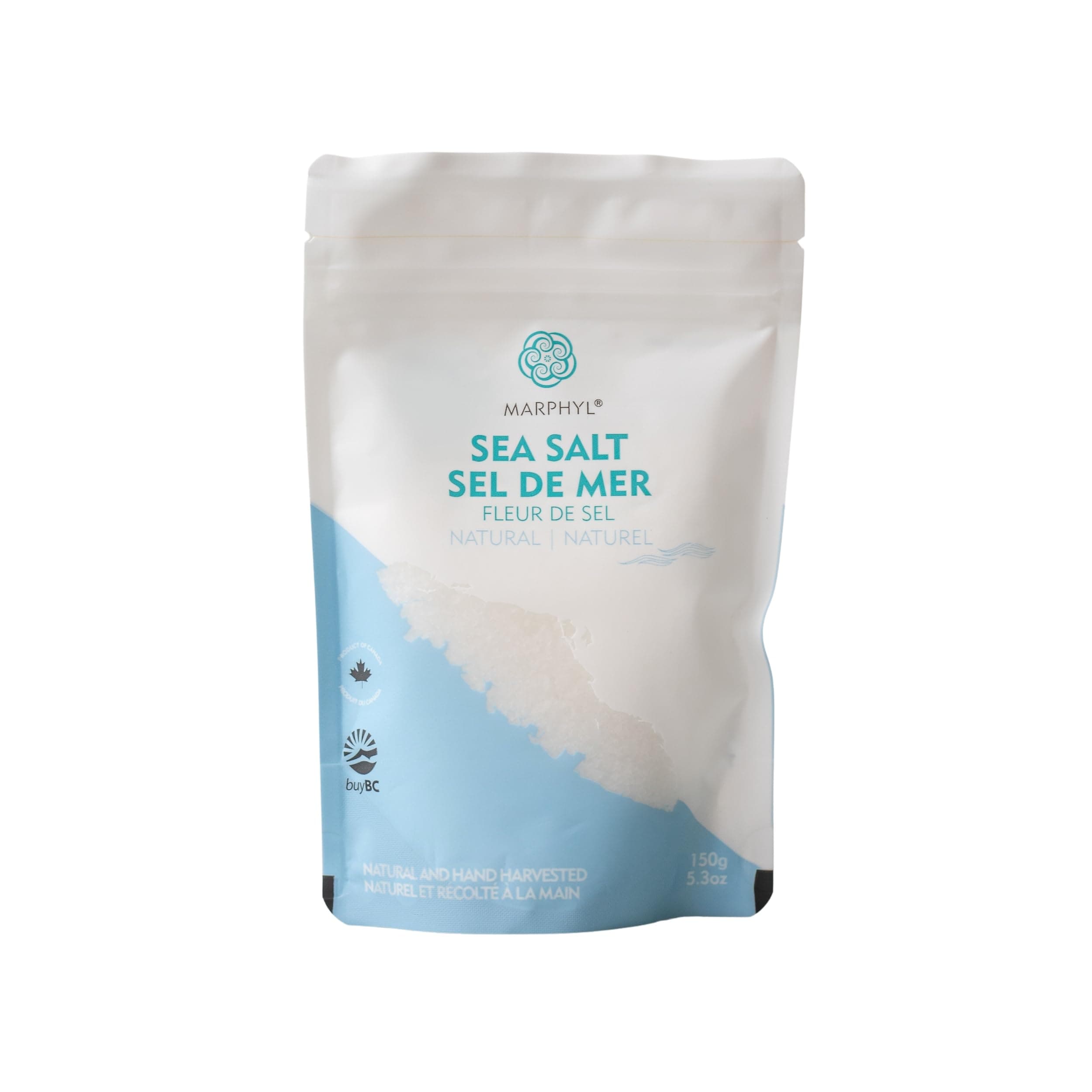 - Organic Sea Salt Flakes, White, 5.3 oz.