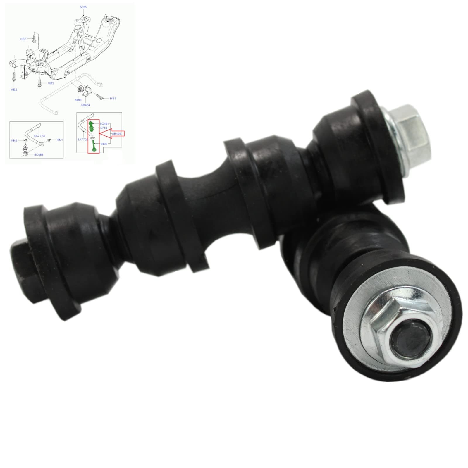 Rear Stabiliser Anti Roll Bar Drop Links Rod For Ford Focus Mk2 Mk3 C-Max Volvo C30 S40 V40 V50 1719542 30760236