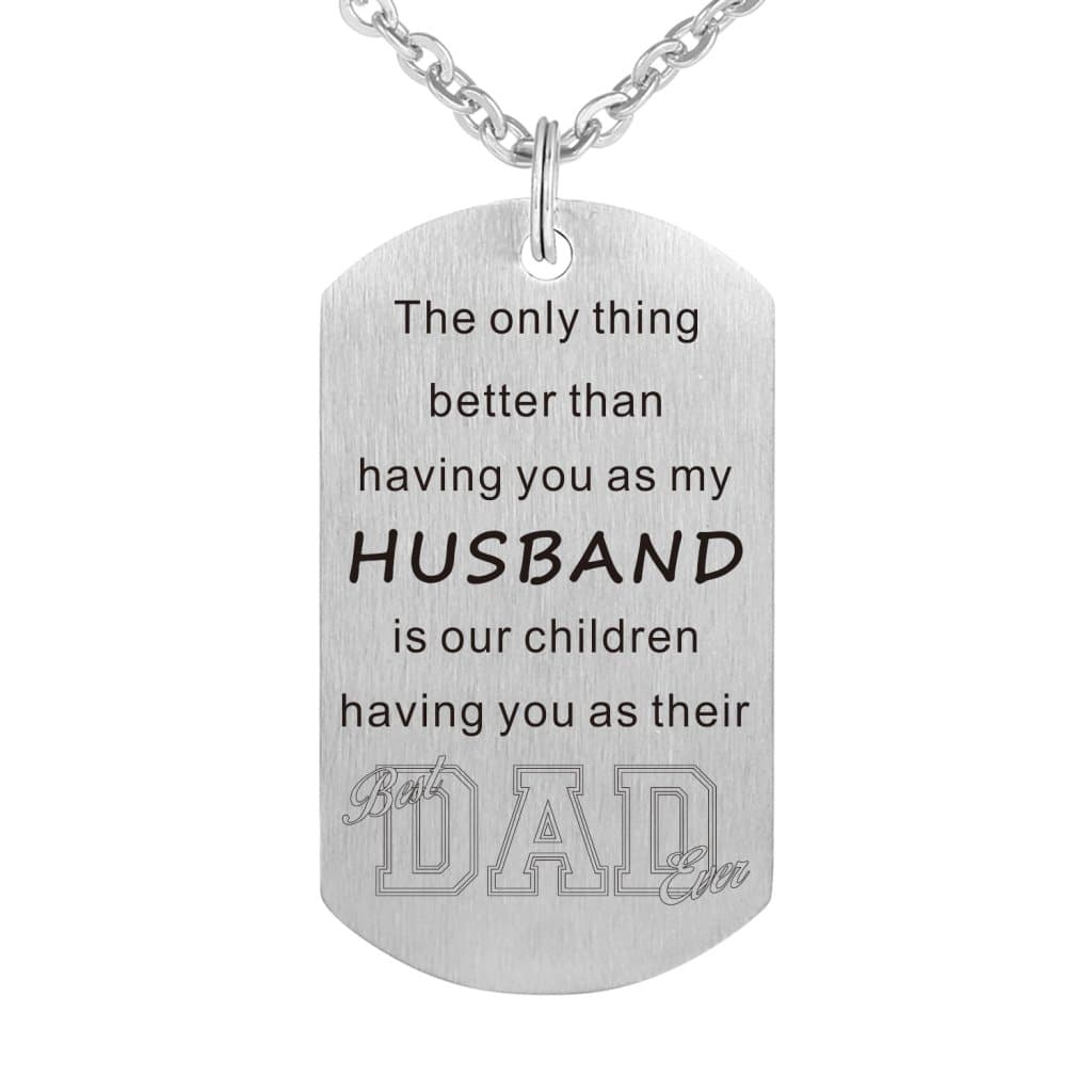 The Only Thing Better Than Having You As My Husband Necklace Jewelry Gift
