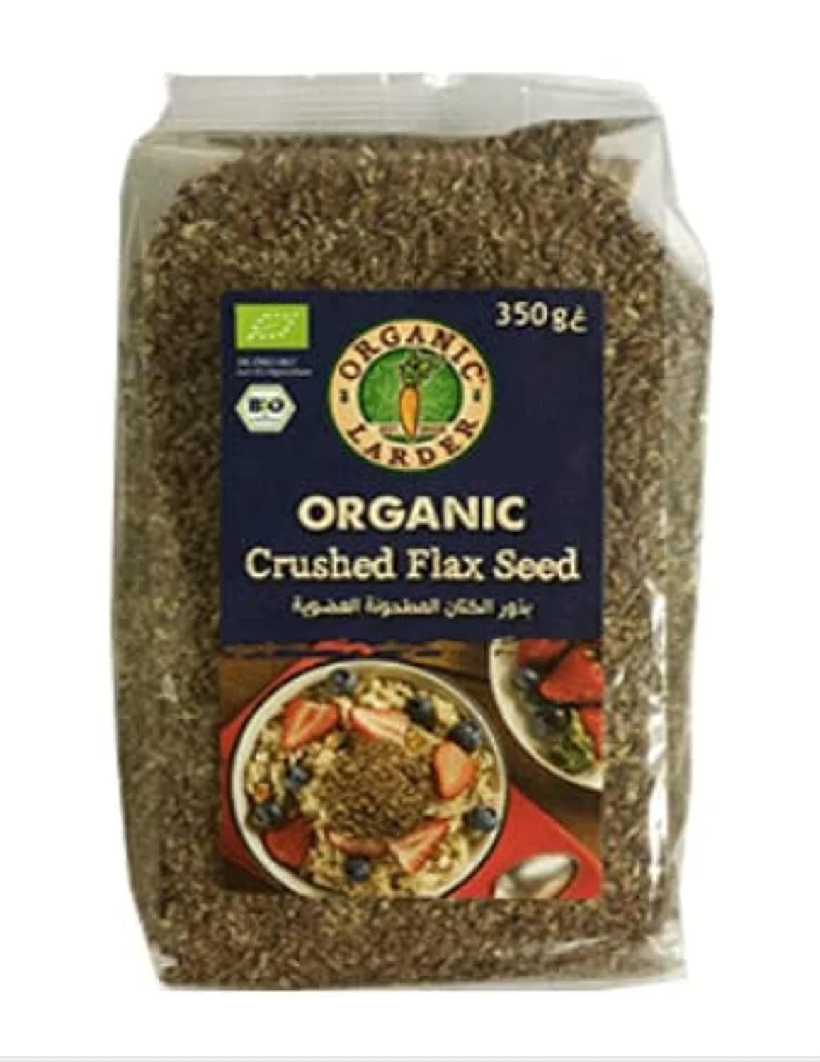 ORGANIC CRUSHED FLAX SEED 350G