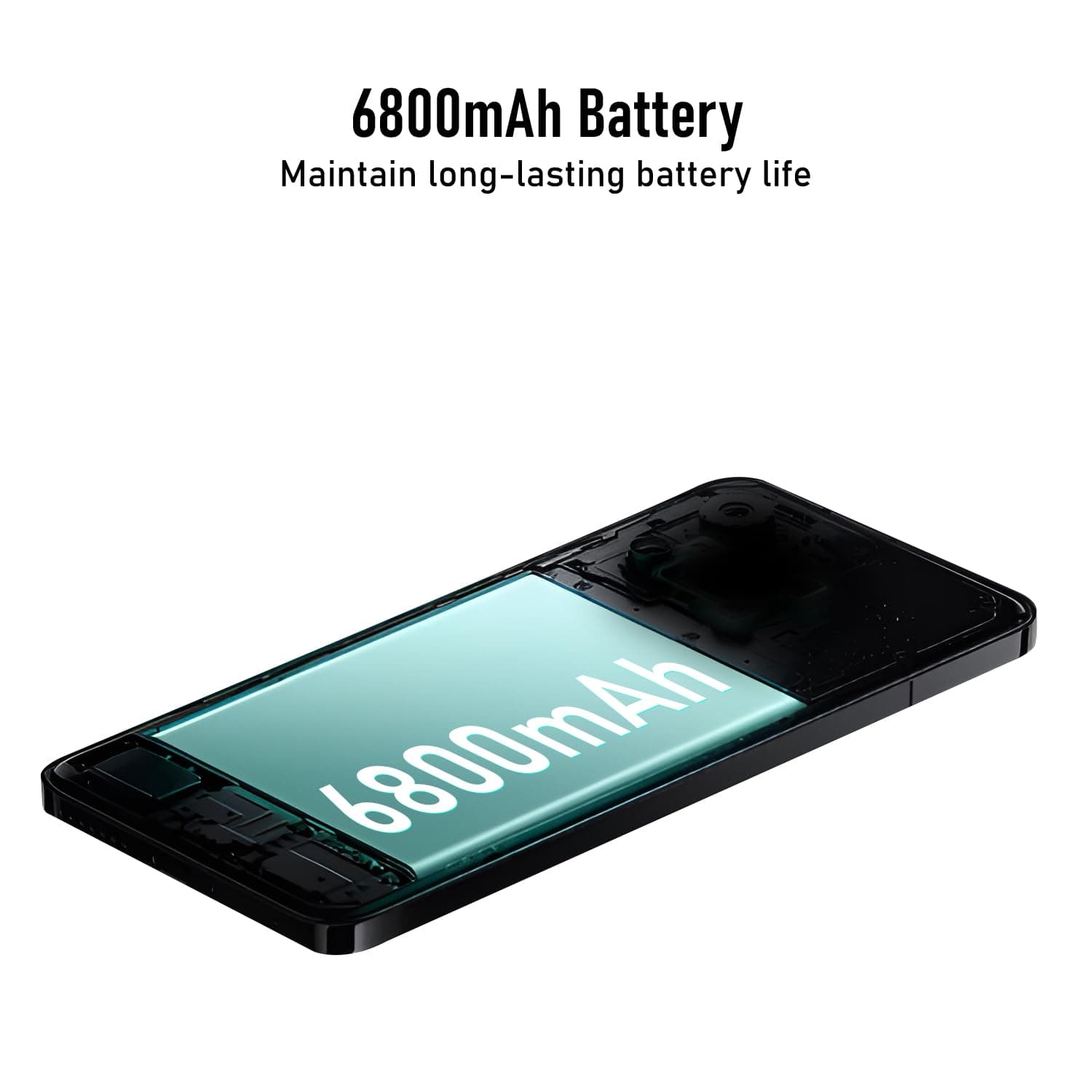 Pova6 pro Unlocked Android Phone Smartphone 10-core 8GB+256GB Cell Phone 48MP+108MP Camera Pixels 6800mAh Battery for Extended Standby 6.82-inch HD Screen Mobile Phone 5G Dual SIM Card (black)