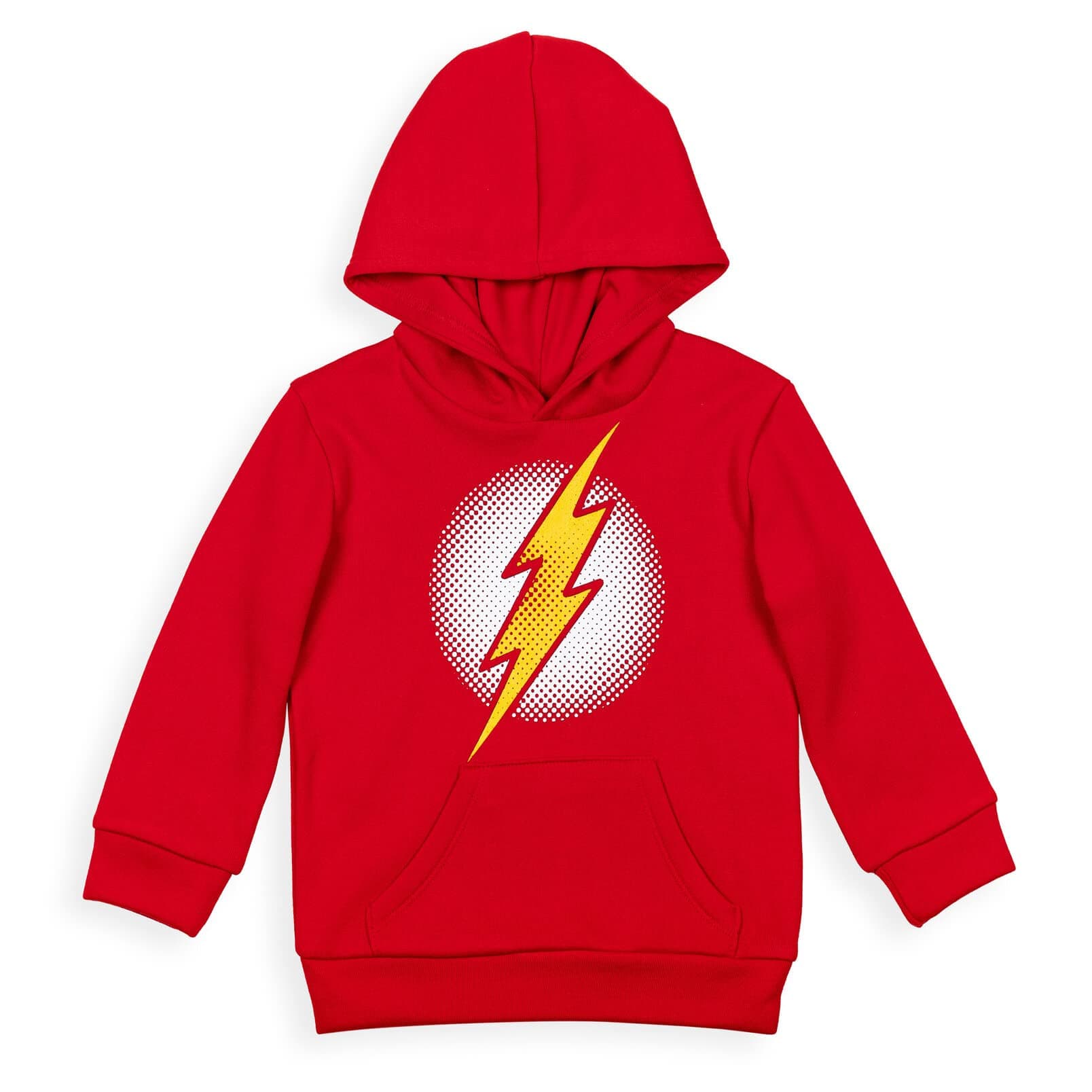 DC Comics Justice League The Flash Big Boys Pullover Hoodie Awesome Red 10-12