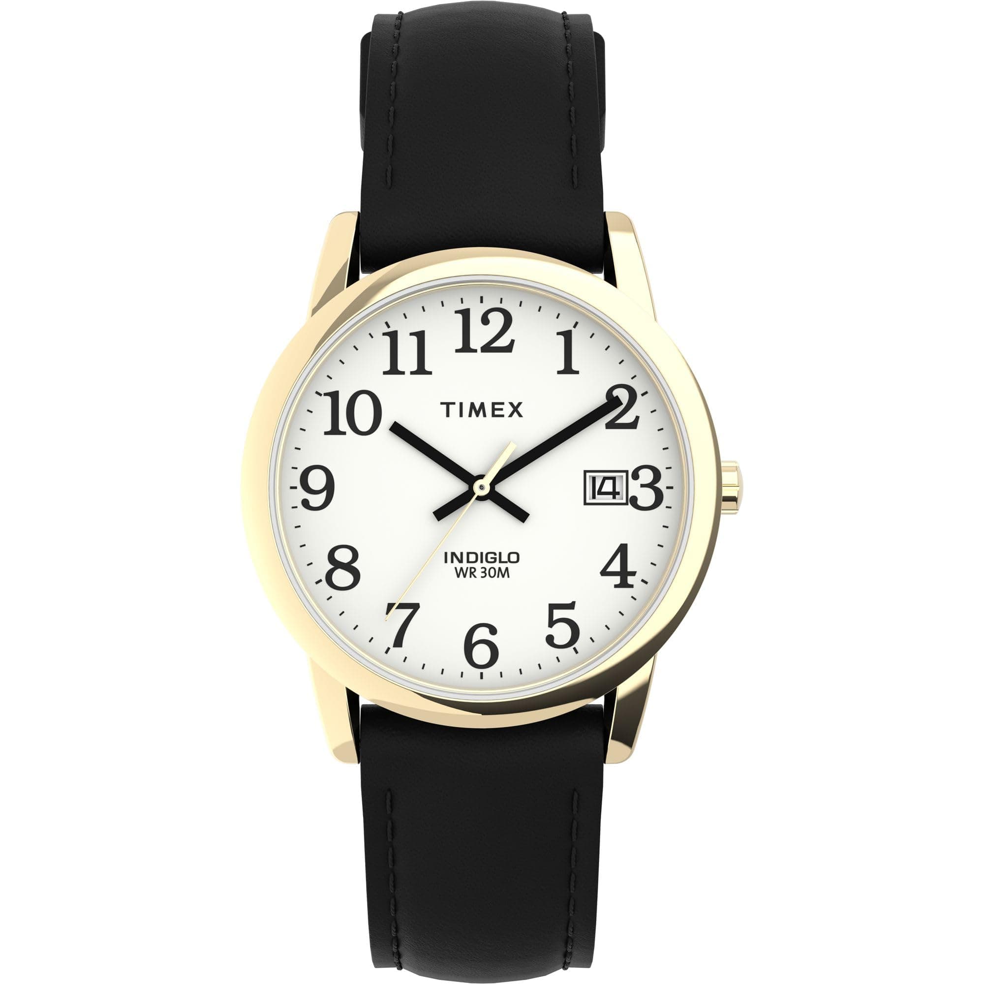 T2H291 Gents Classic Watch with Black Leather Strap