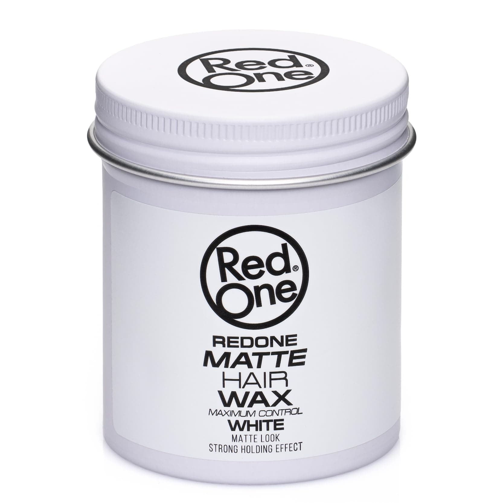 Redone Matte Hair Wax White 100ml | Maximum Control | Flexible Grip and Texture Inserts | Matte Look | Women's and Men's Waxing | Ultra Hold Effect | All Hair Types