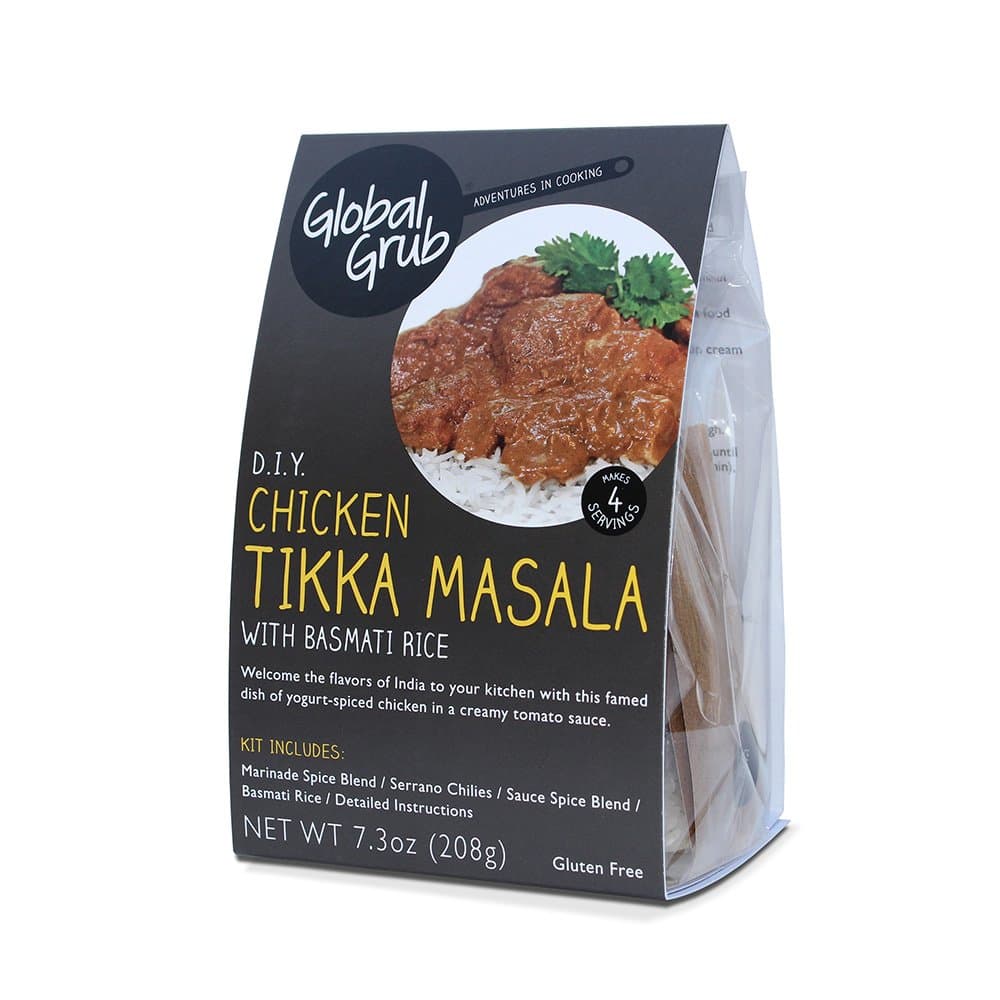 DIY Tikka Masala with Basmati Rice Kit - Special Ingredients, Cooking Instructions, Add Your Own Fresh Items, 7.3 Ounce