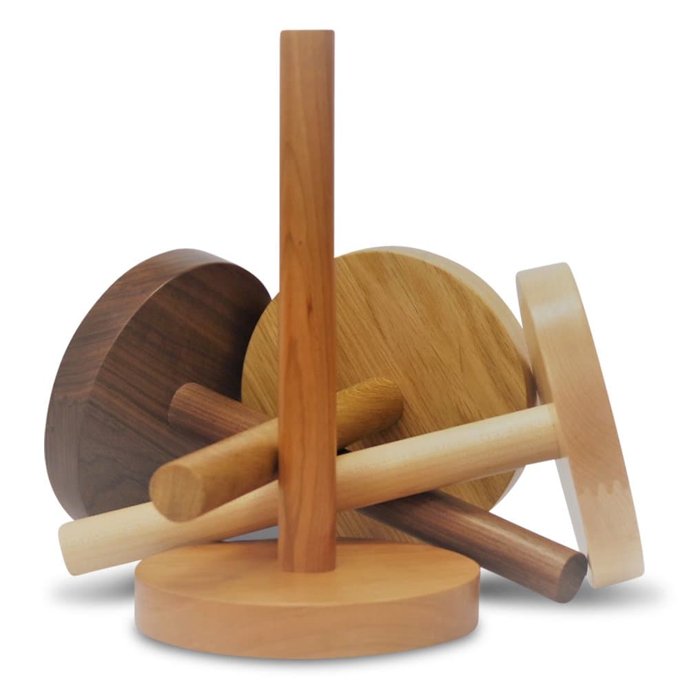 Luxury Kitchen Towel Holder (Maple, Height 300mm x Diameter 170mm)