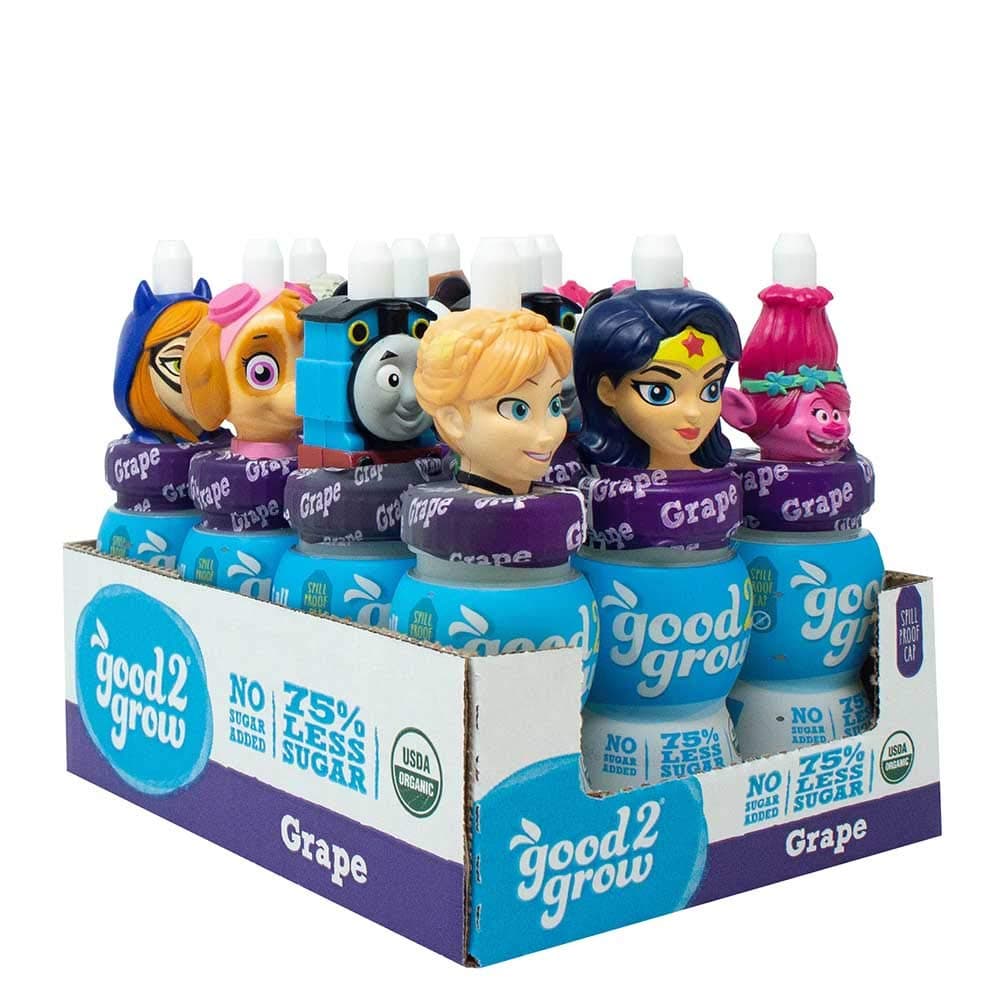 Good 2 Grow Single Serve Juicy Waters Grape, 6 Fluid Ounce - 12 per case.