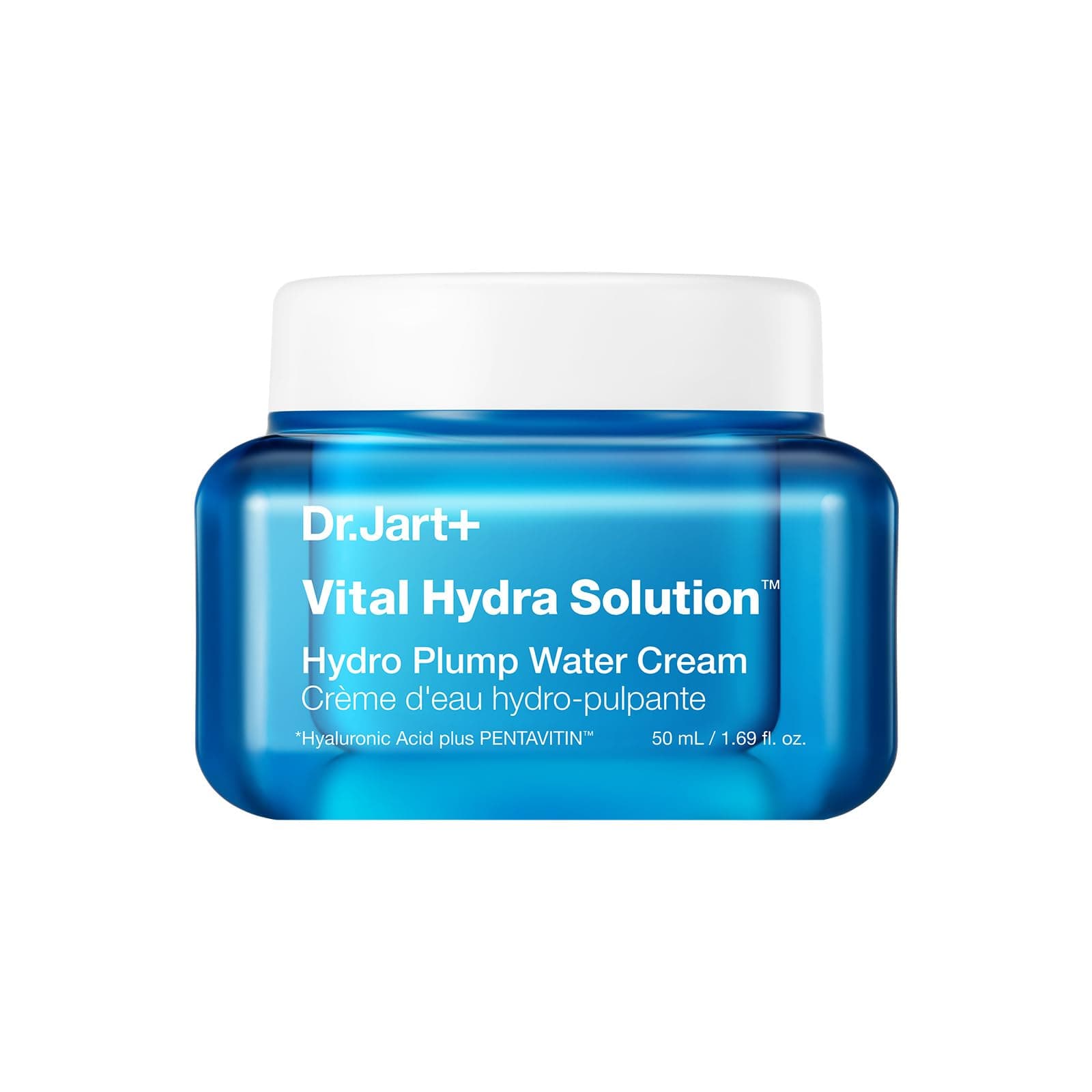 Dr.Jart+ Vital Hydra Solution Water Cream, 1.7 fl oz (50 ml), Moisturizing, Dry, Sensitive Skin, Non-Sticky, Shiny, Hyaluronic Acid, Korean Cosmetics, Derma Cosmetics