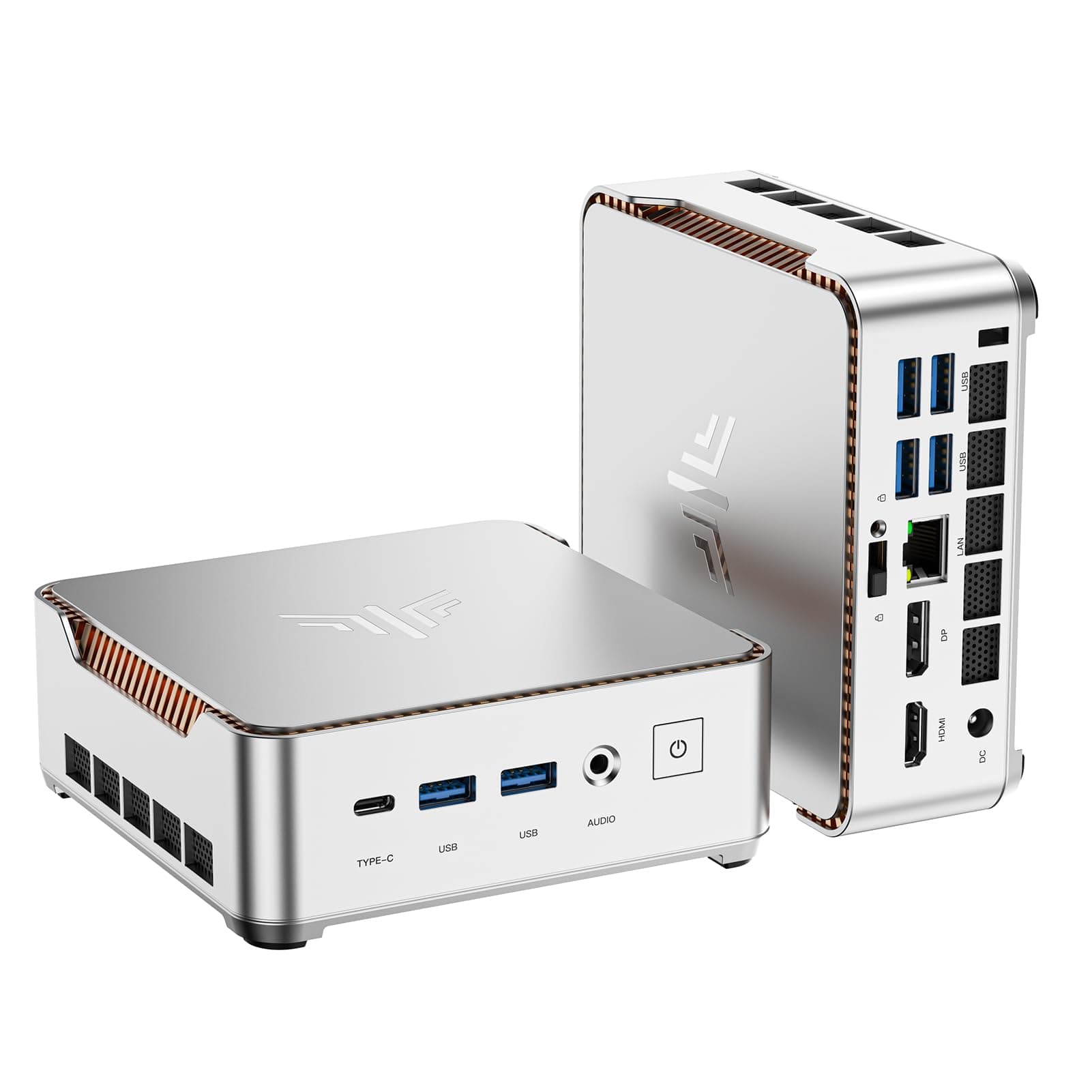 KAMRUI GK3 Plus Mini PC 16GB RAM 512GB M.2 SSD, Intel 12th Alder Lake N95 (up to 3.4GHz) Micro PC, 2.5''SSD, Gigabit Ethernet, 4K UHD, WiFi, BT, VESA/Home/Business Mini Desktop Computer