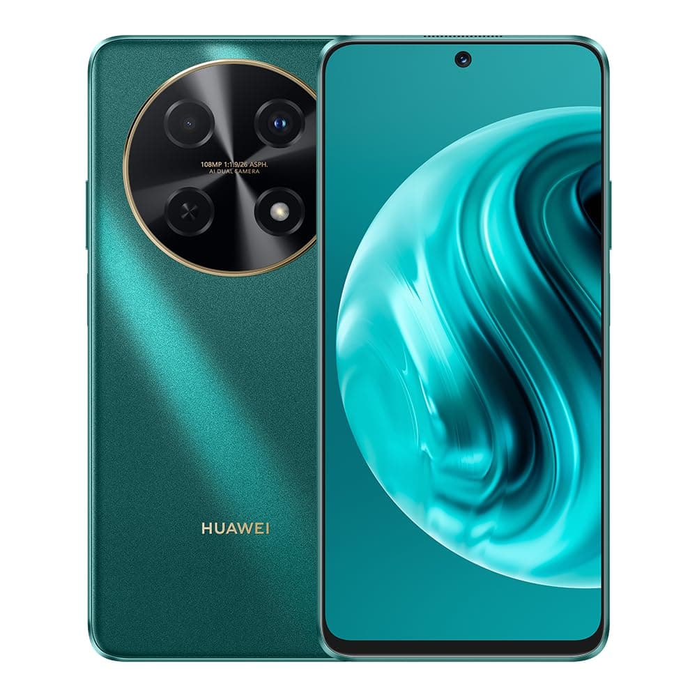 HUAWEI nova 12i Smart Phone, 6.7-inch AOD Display, 40W Turbo SuperCharge, 5000mAh battery, 108MP High-Res Photography, 256GB Storage, EMUI 14, Green
