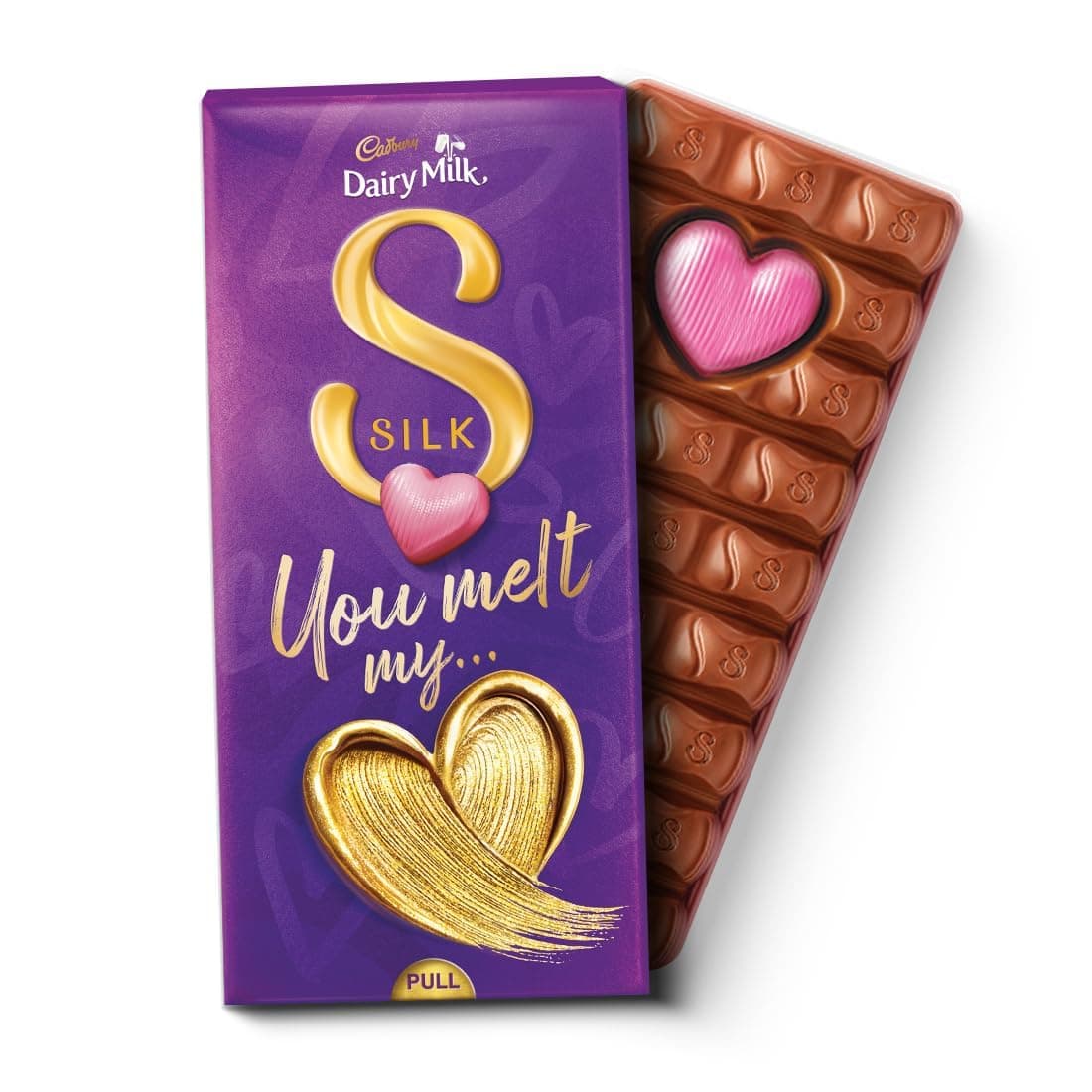 DAIRY MILK SILK HEART BLUSH CHOCOLATE BAR GIFT PACK 250 G