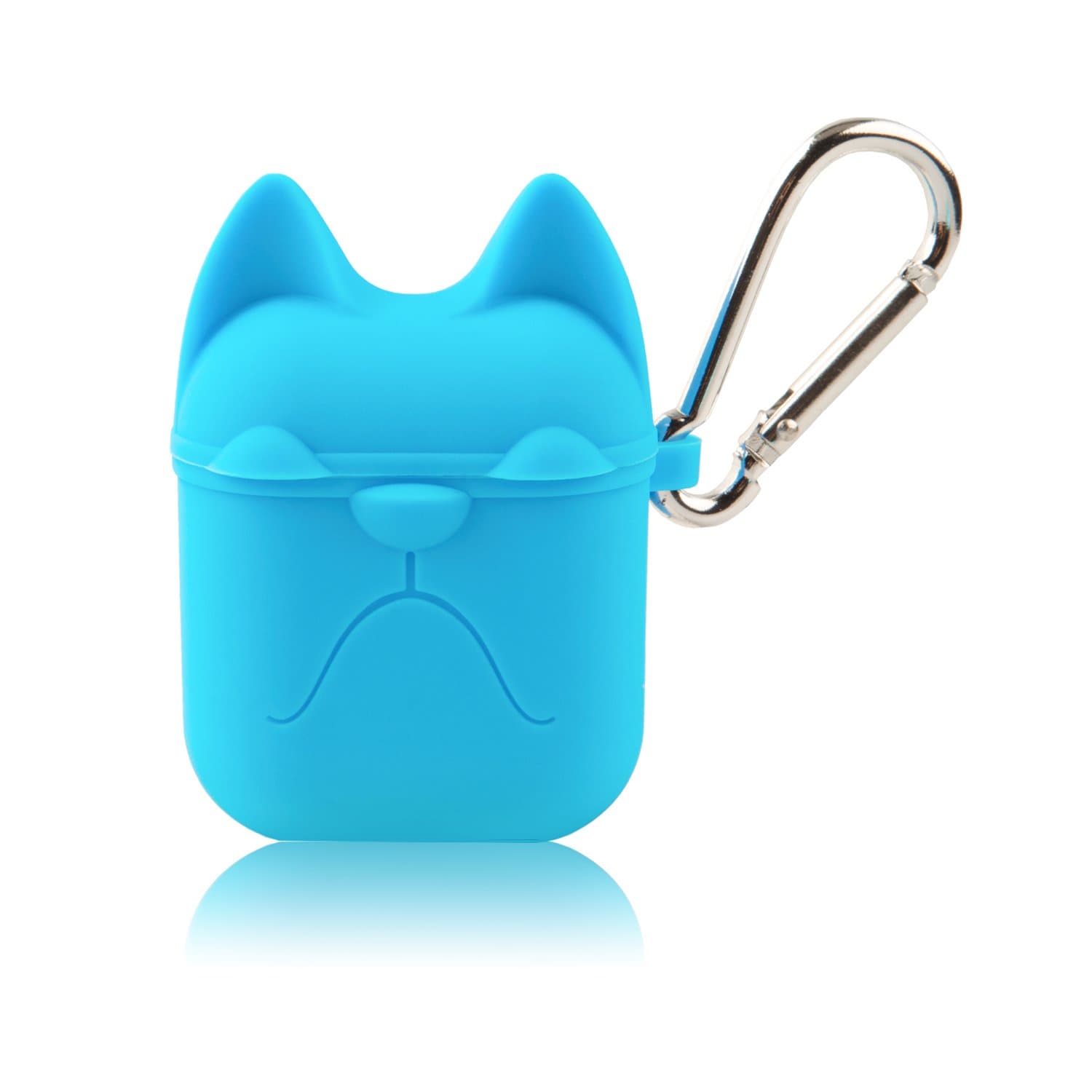 Earbuds Case Works with Apple AirPods,Wireless Earphone Scratch-Proof Protective Headphone Cover Silicone Skin with Carabiner for AirPods Carrying Cover Case