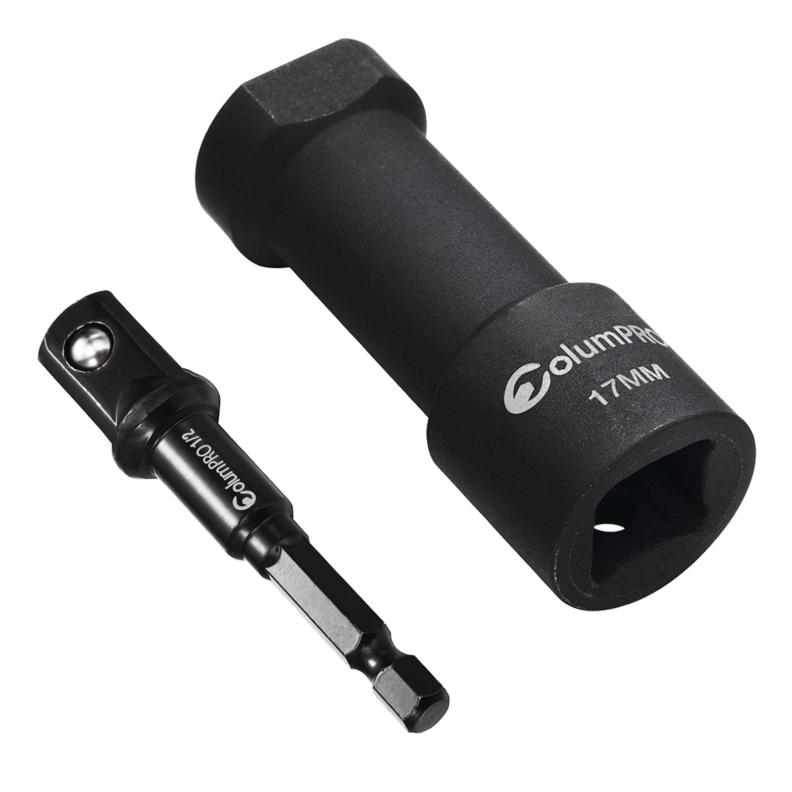 17mm Unistrut Channel Socket Set, One 17mm 1/2" Drive 42 Cr-Mo Steel Impact Socket with One Adapter for Easy Use