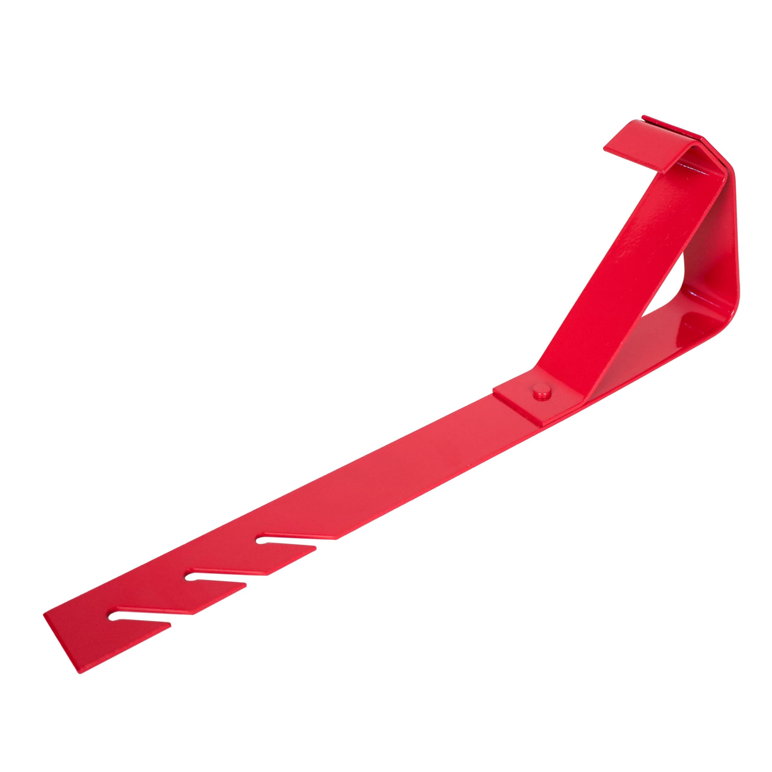 Guardian 2504 Fixed Heavy Duty Roofing Bracket for Use with 12/12 Pitch Roofs 6 Inch by 45 Degree Fixed Angle Platform Powder Coated Red OSHA Compliant