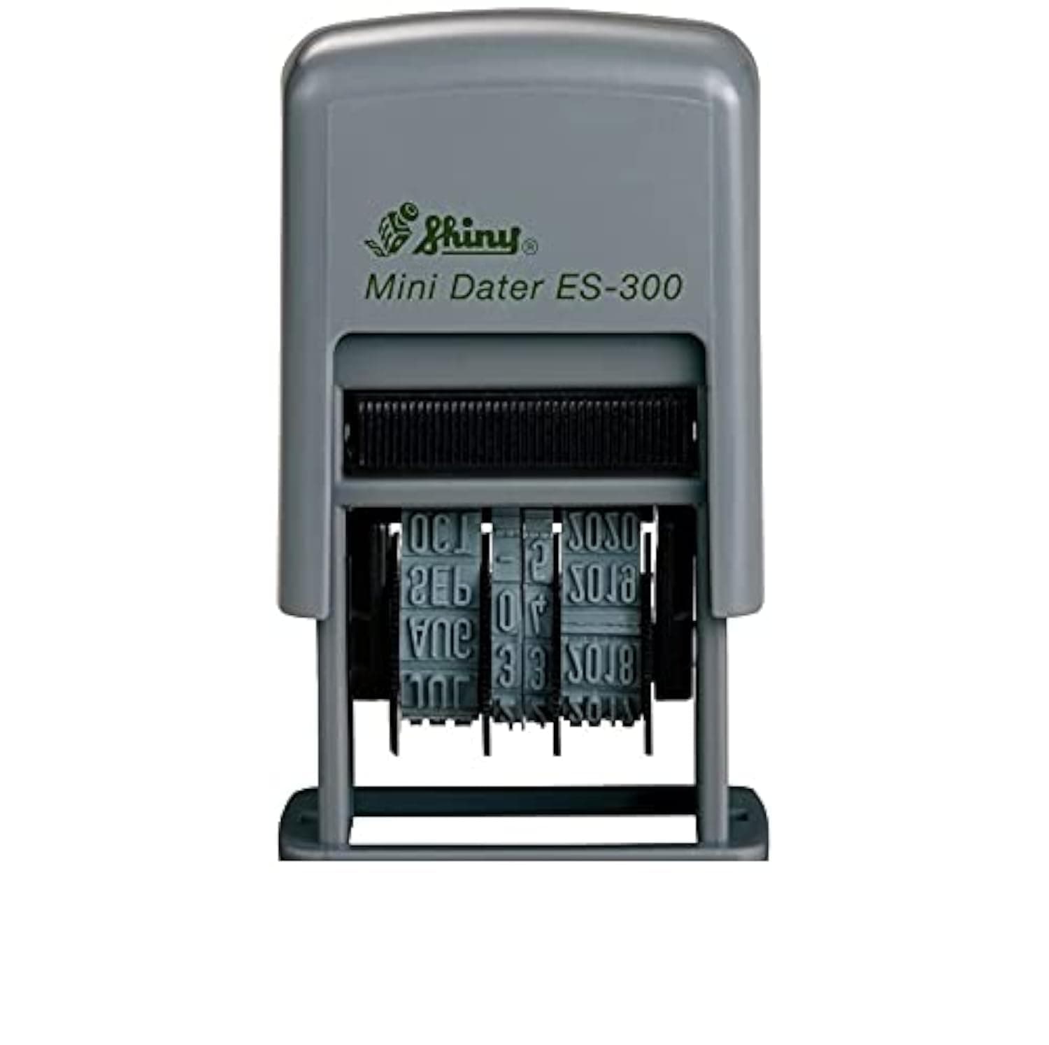 Shiny Self-Inking Rubber Date Stamp - S-300 - BLACK INK (42510-K) Model: S300 Office Supply Store