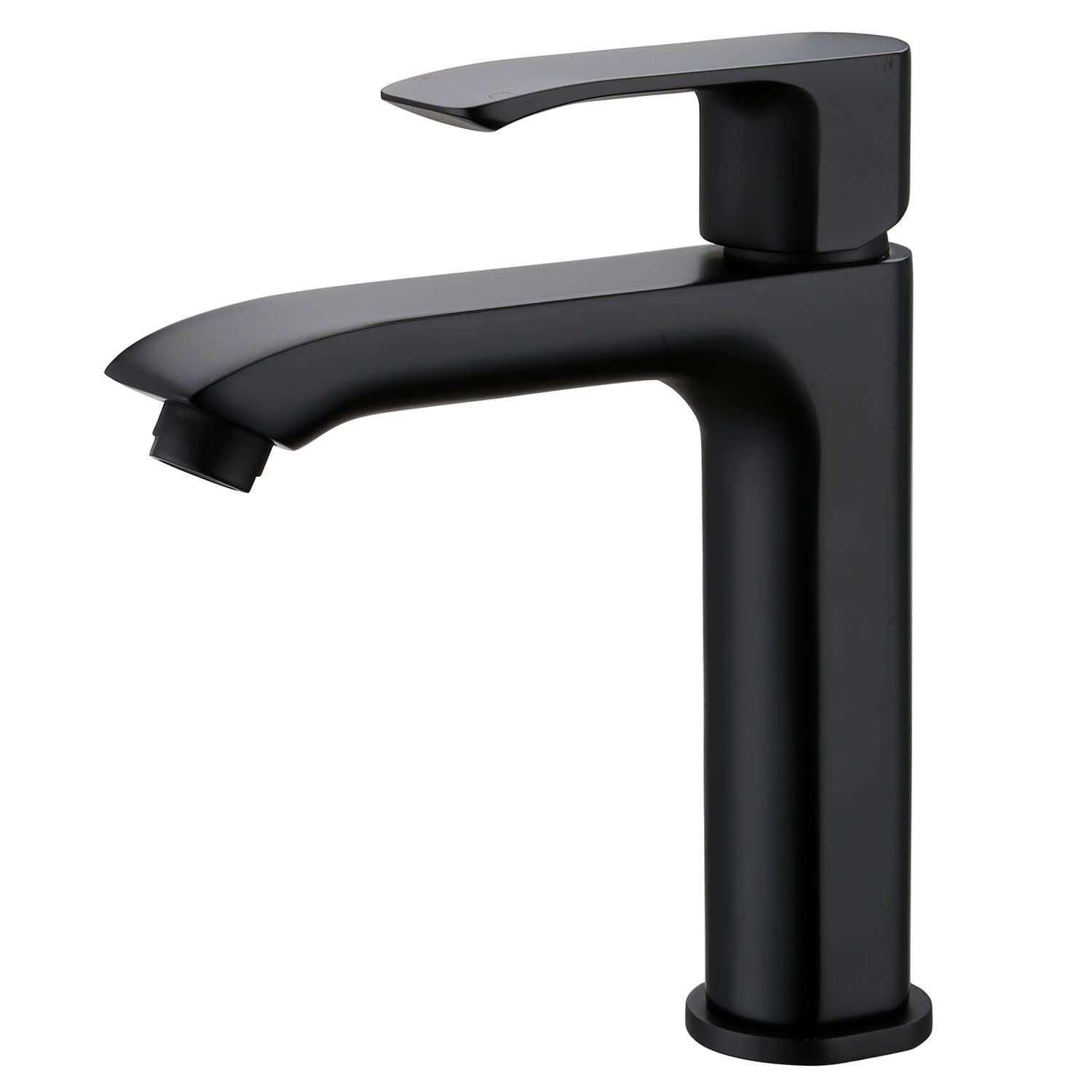 Bathroom Basin Sink Faucet Single Handle Deck Mount Vessel Mixer Taps (Matte Black)