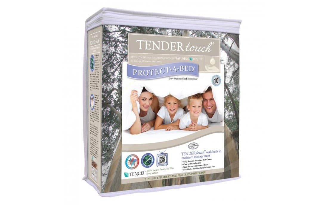 Protect A Bed - Tender Touch - Luxury 100% Waterproof Mattress Protector - Double (135 x 190 cm)