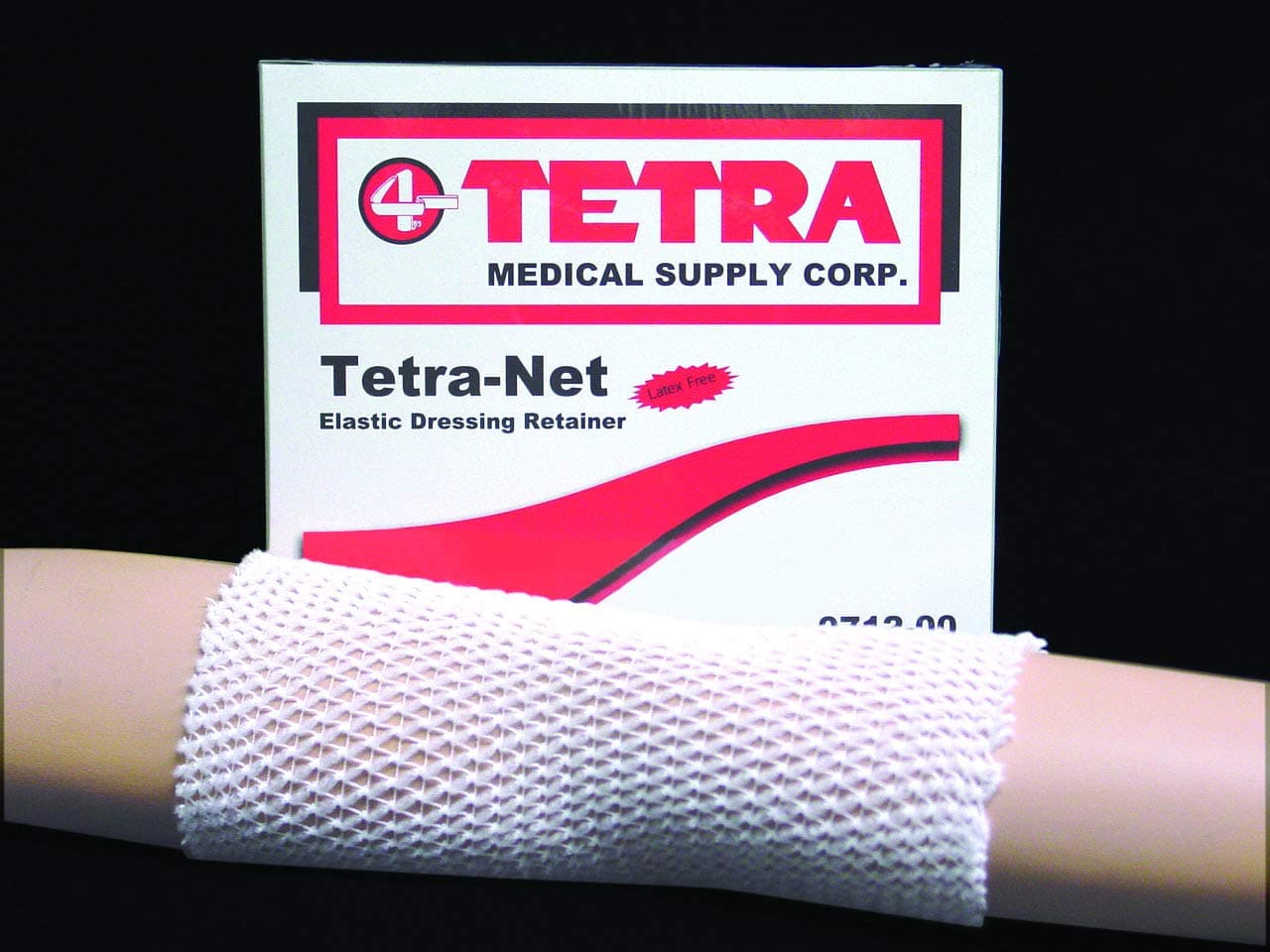 TetraNet Elastic Dressing Retainer Size 5, 25Yd/roll Latex-Free Fits: Small Thigh or Shoulder, Large Arm or Calf