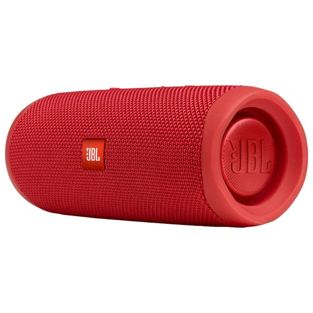 JBL Flip 5 Portable Waterproof Bluetooth Speaker with 12 Hours of Battery, Powerful Sound and Booming Bass, Lightweight, Stand Vertical or Horizontal, JBL Partyboost Compatible - Red, JBLFLIP5RED