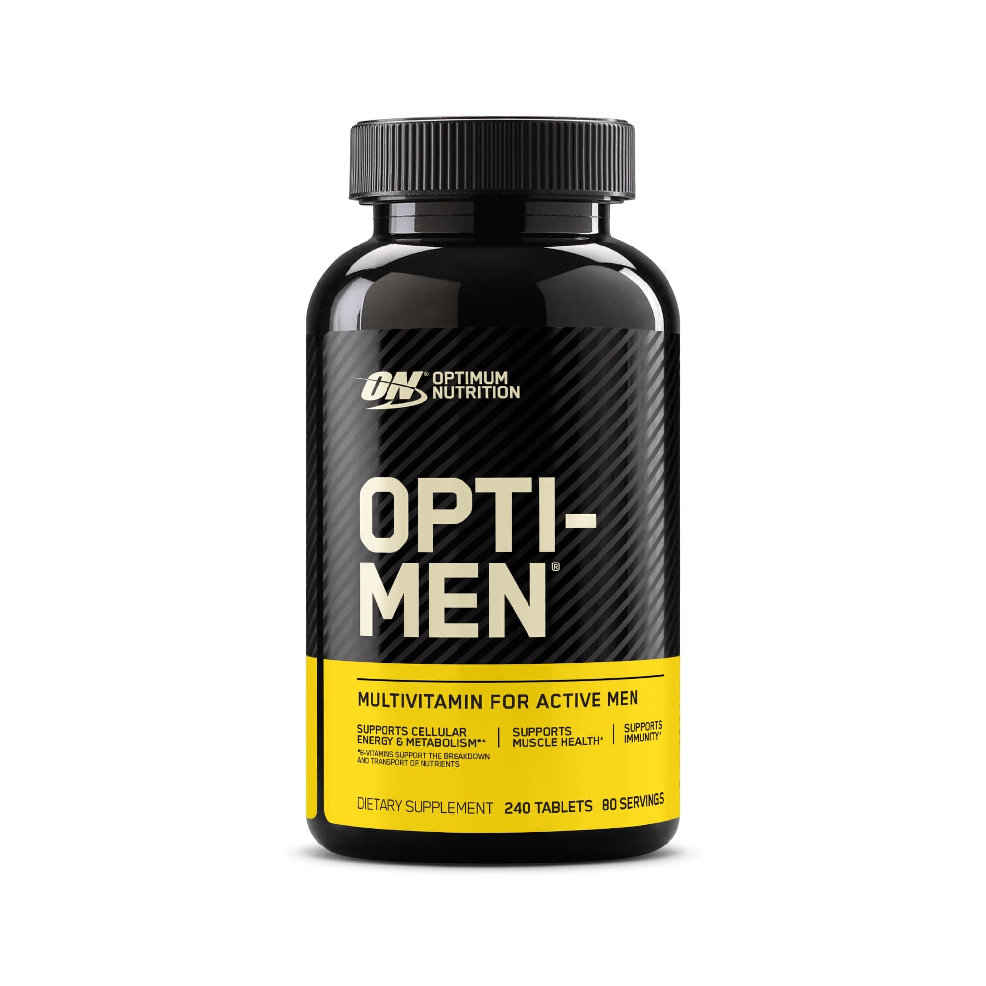 Opti-Men Daily Multivitamin for Men, Immune Support Supplement with Amino Acids, 80 Day Supply, 240 Count, (Packaging May Vary)