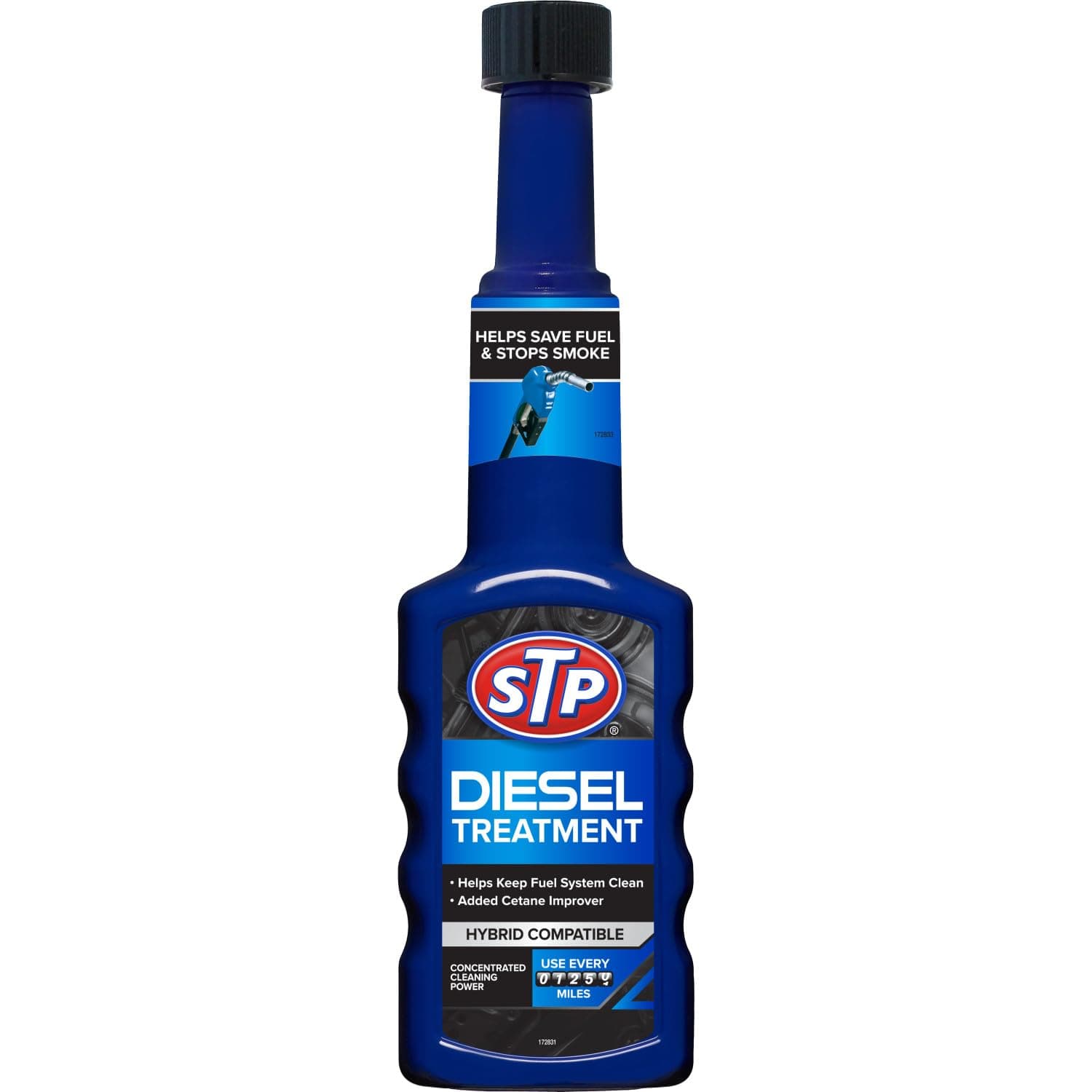 STP Diesel Treatment 200 ml, Keeps your Fuel System Clean, Enhances Fuel Economy, Mechanical Car Cleaning Products, Concentrated Cleaning Formula, Made in the UK, Black/Blue