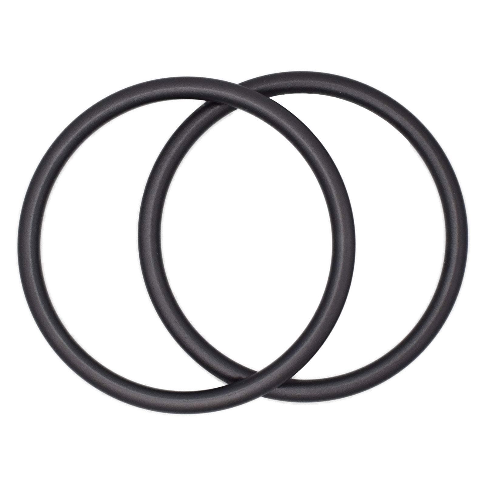 UNISOAR 1 Pair 3" Large Size Safe and Tested Aluminium Baby Sling Rings for Baby Carriers & Slings (Grey)