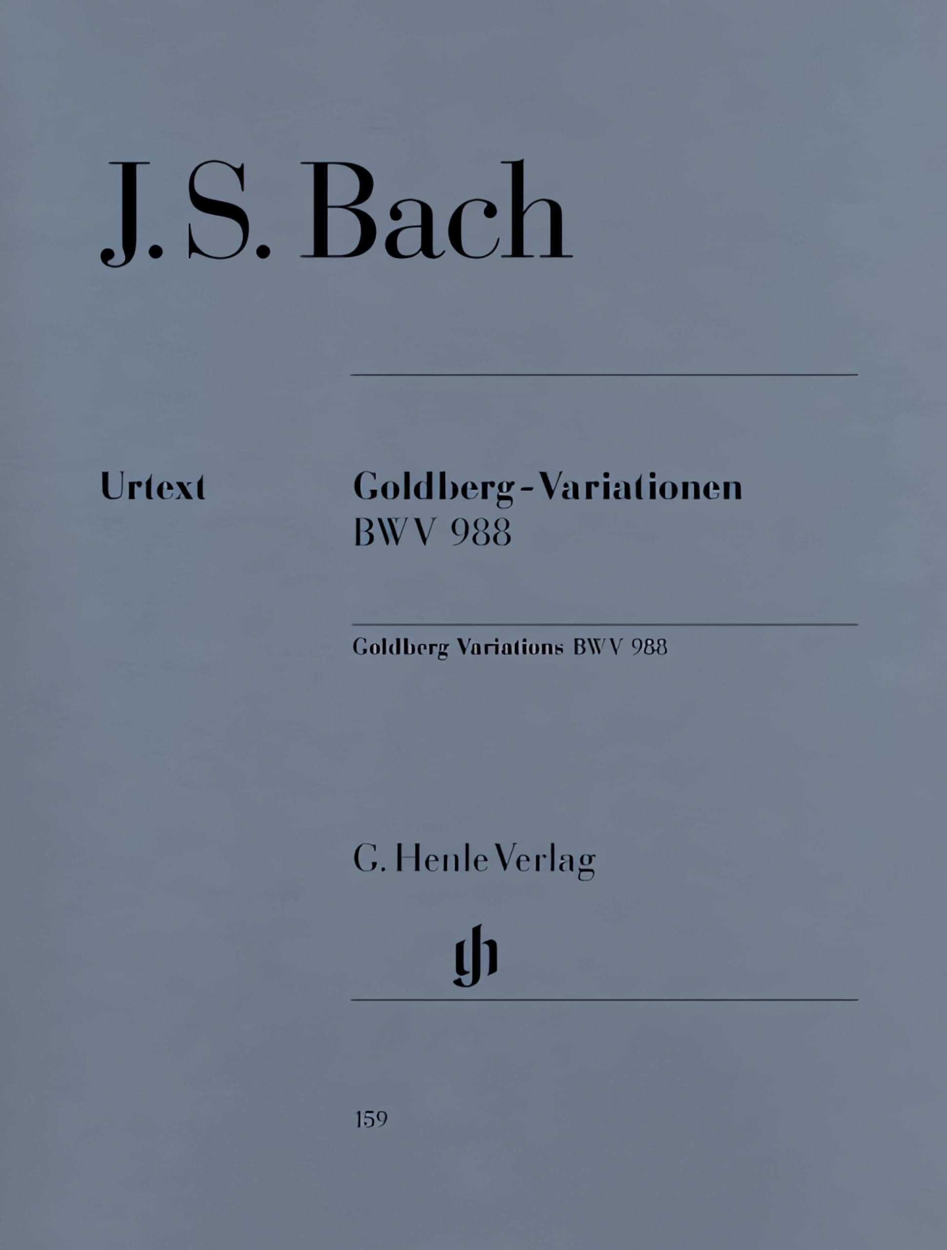 Goldberg Variations BWV 988 - piano - (HN 159)