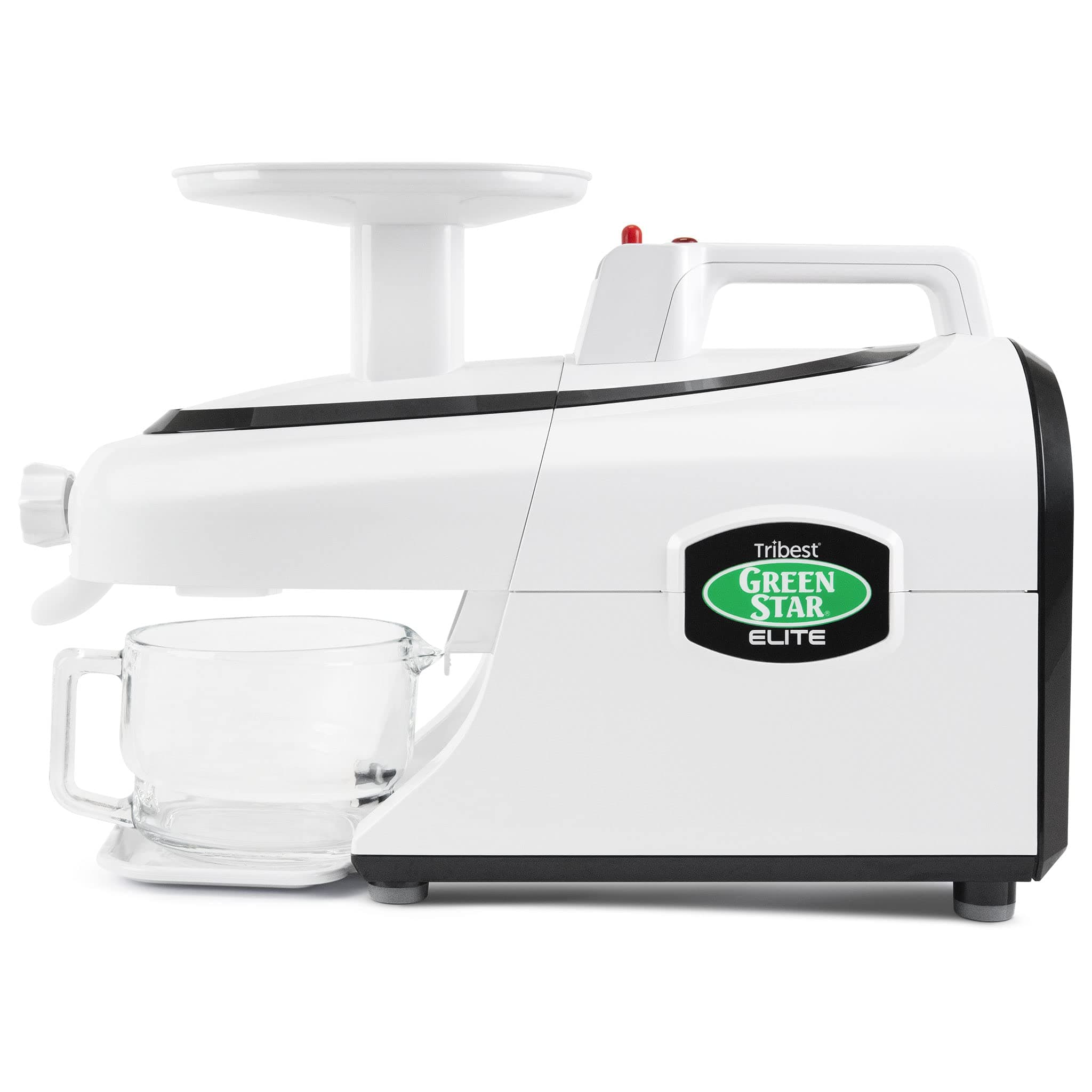 Greenstar GSE-5000 Elite Twin Gear Cold Press Slow Masticating Juicer (White)