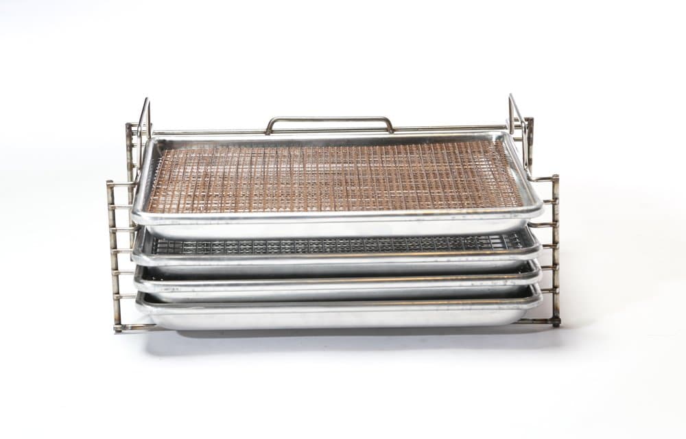 BR3 Ultimate Package - Grill Tray System - Grill, Smoke, Dry and Cure Meats and Vegetables - Grilling Rack and Tray