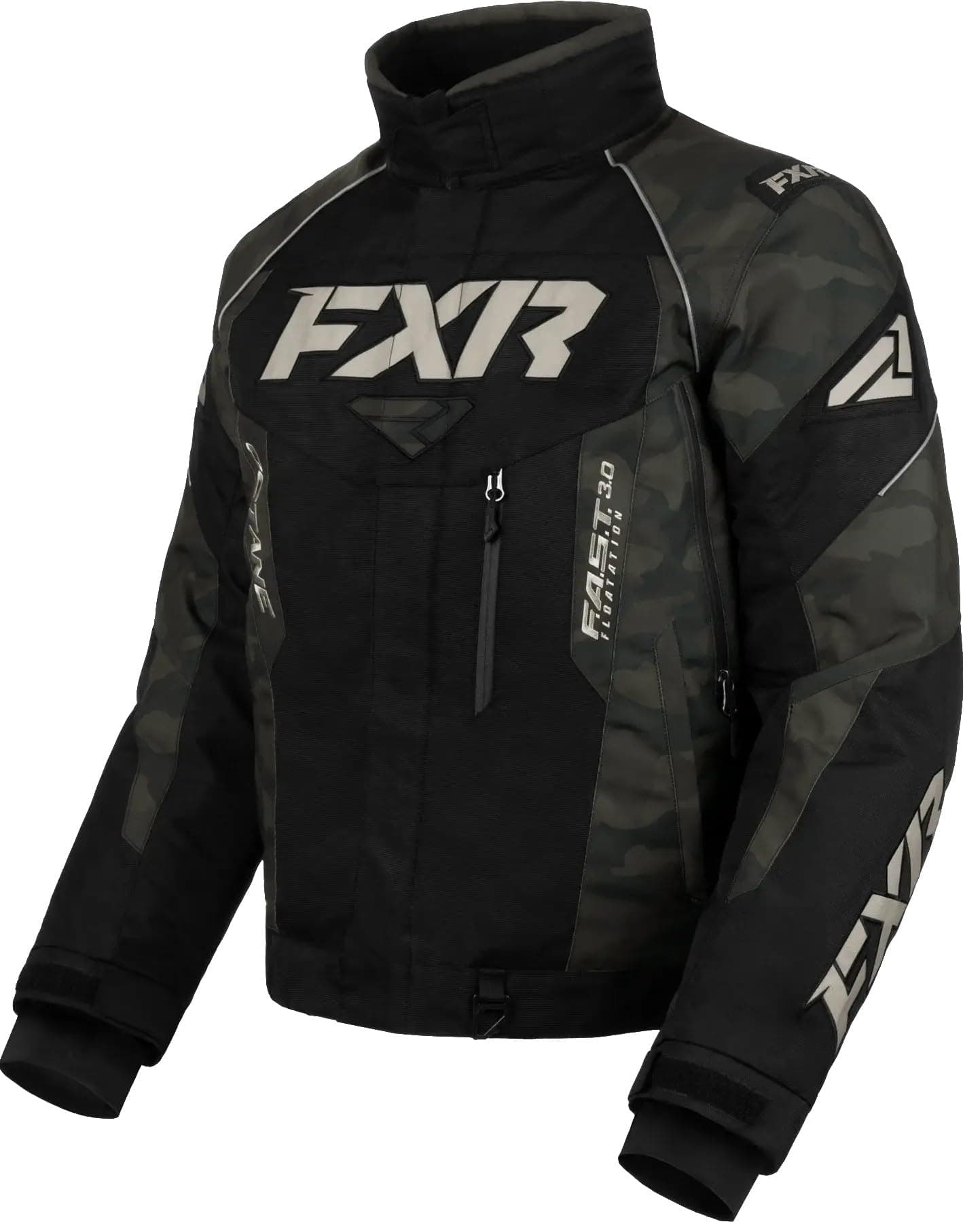 FXR Octane Snowmobile Jacket Insulated HydrX Thermal Flex F.A.S.T. Army Camo