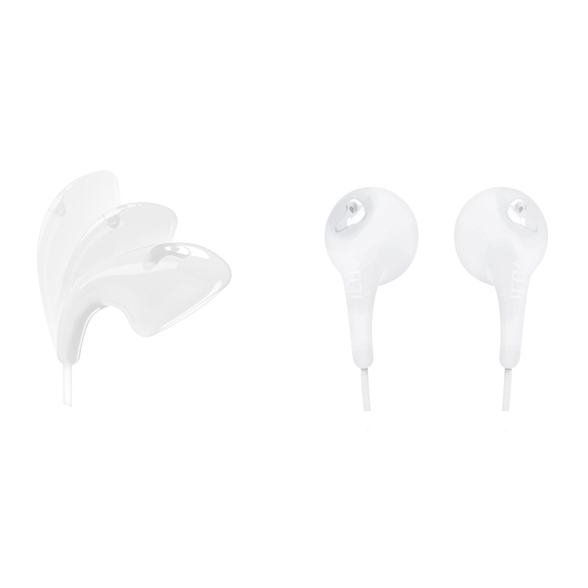 iLuv2 Bubble Gum II Earphones in White