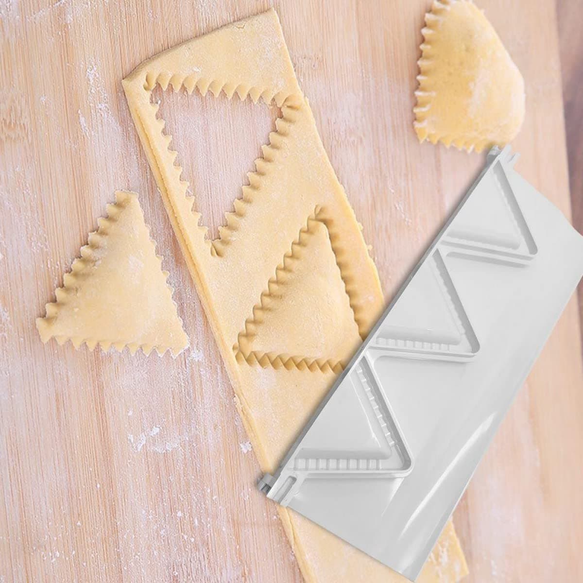 Shinzy Kitchen Dumplings Samosa Maker Dumpling Dough Press Cutter 3 Triangle Mould For Pierogis Sambusa Ravioli Pie Empanada Meatball - Pasta Tools