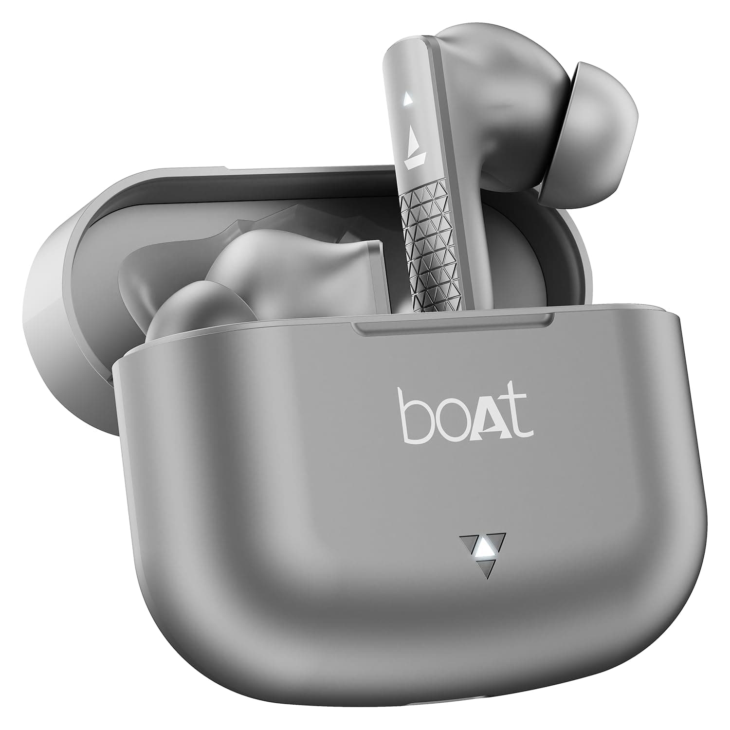boAt Airdopes 91" Ear TWS Earbuds with 45 Hours Playtime, 50ms Low Latency Beast Mode, Dual Microphones with ENx, ASAP Charging, IWP Tech, IPX4 and Bluetooth v5.3 (Mist Grey)