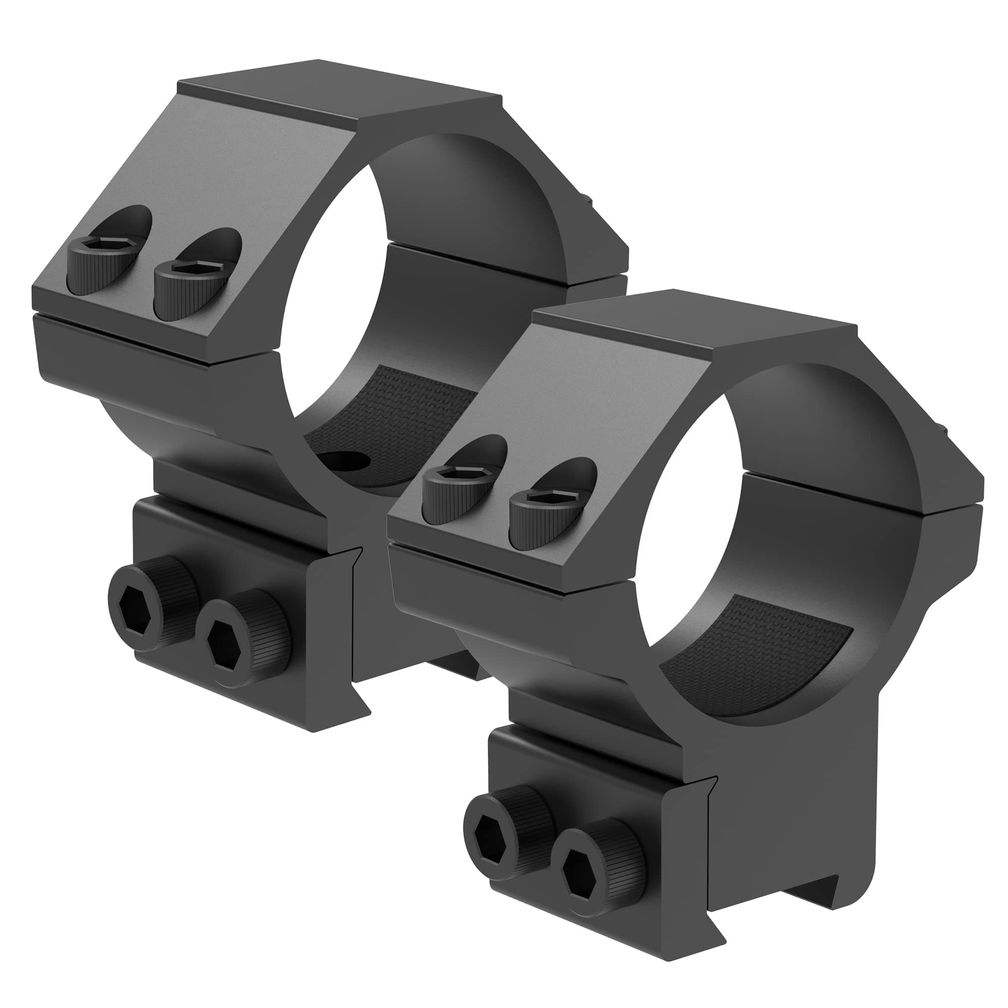 TPO 3/8" Dovetail Scope Rings 30mm Scope Mount for 11mm Dovetail Rail Airsoft Accessories