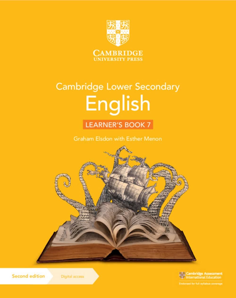 Cambridge University Press Lower Secondary English Learner's Book 7 with Digital Access (1 Year)