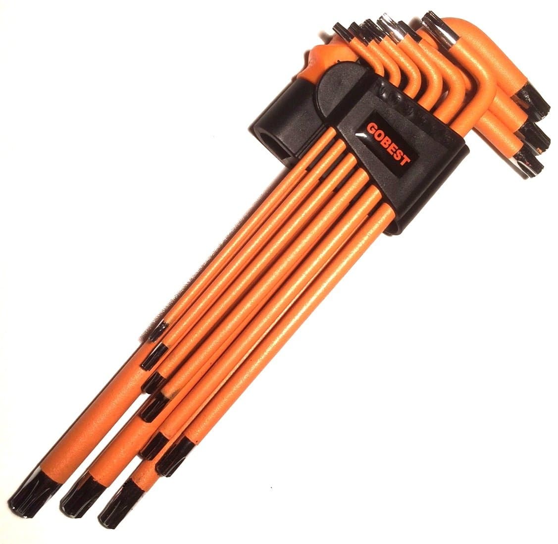 GOBEST torx Security tamperproof Key Set 9 pcs Magnetic, Long arm (GB-0022)
