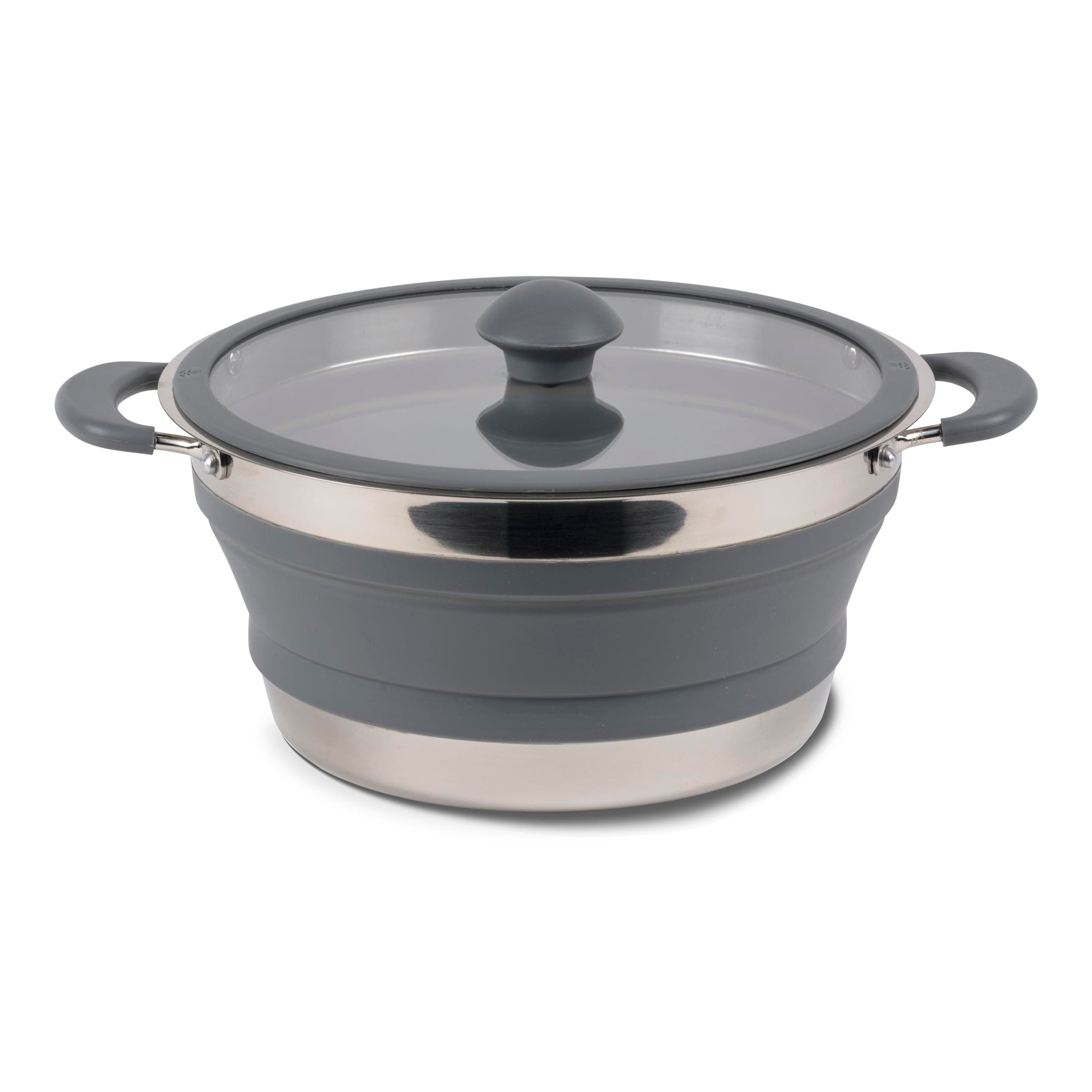 Kampa Folding Saucepan 3Litre Grey