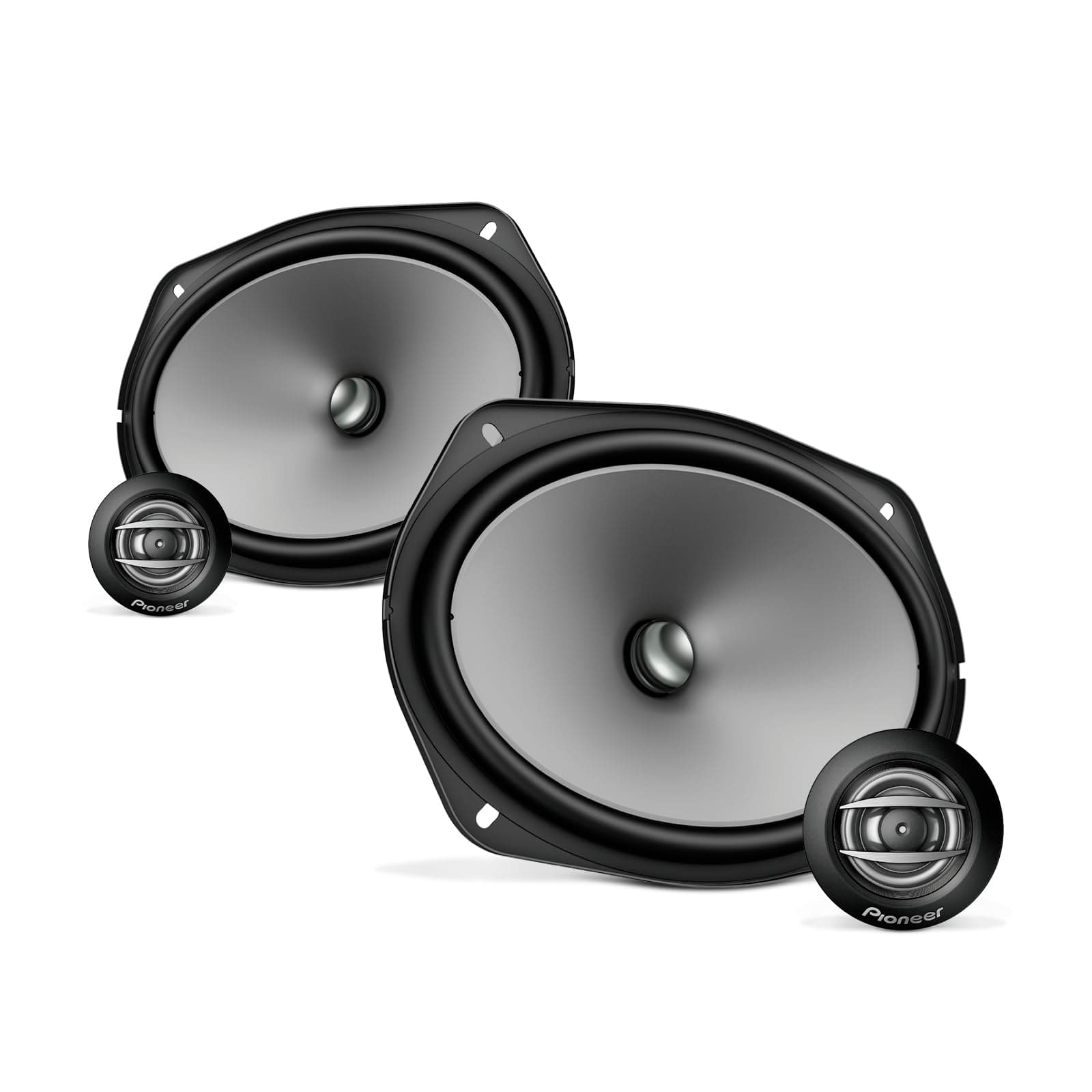 TS-A692C A Series 6" x 9" 450 W Max Power, Carbon/Mica-Reinforced IMPP Cone, 20mm PI Tweeter - Component Speakers (Pair)