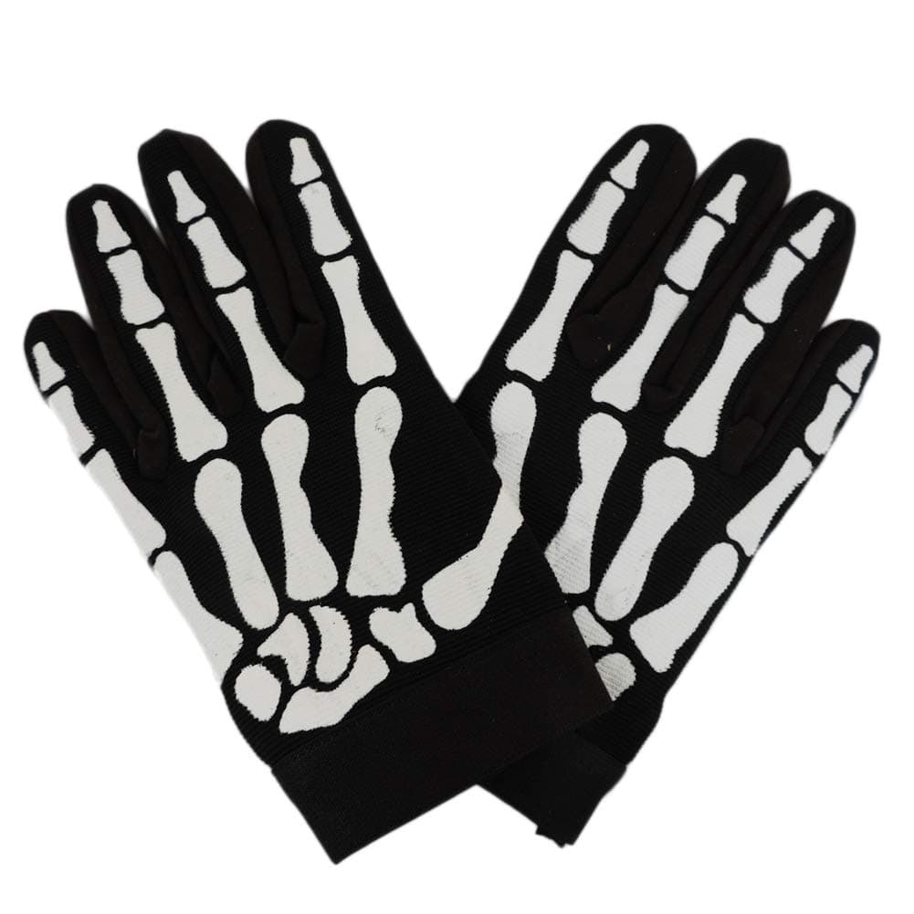 UNIK Biker Skull Bone Skeleton Mechanic Gloves Small